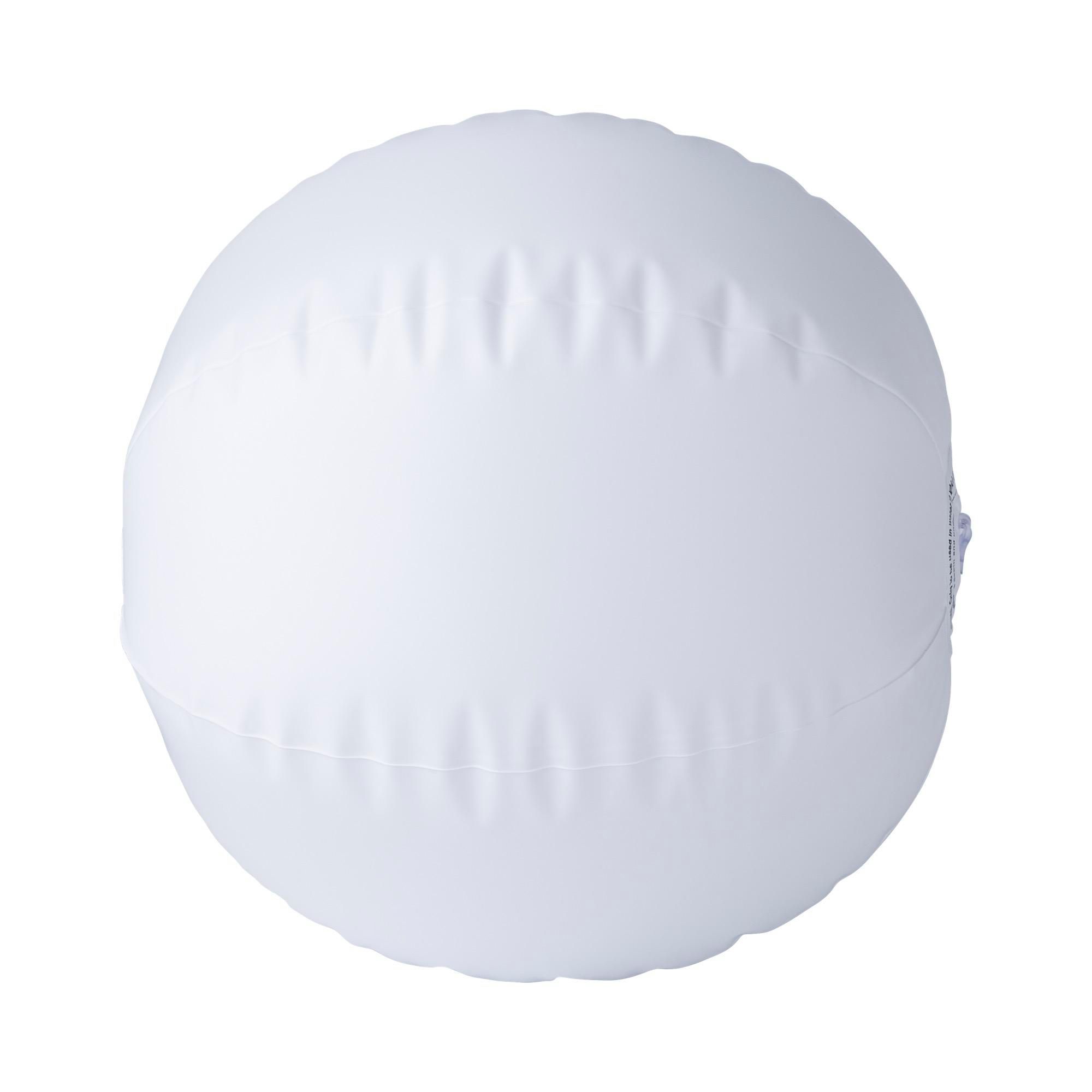 Strandbold af PVC Lola - hvid