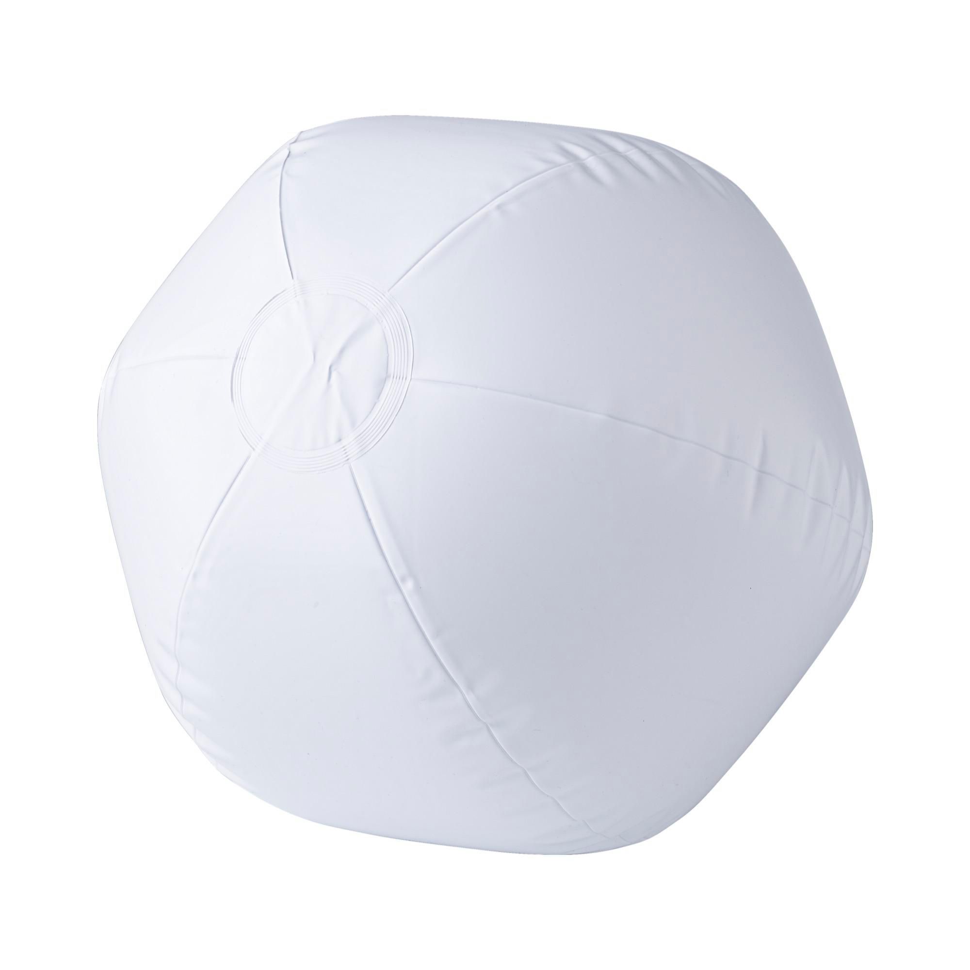 Strandbold af PVC Lola - hvid