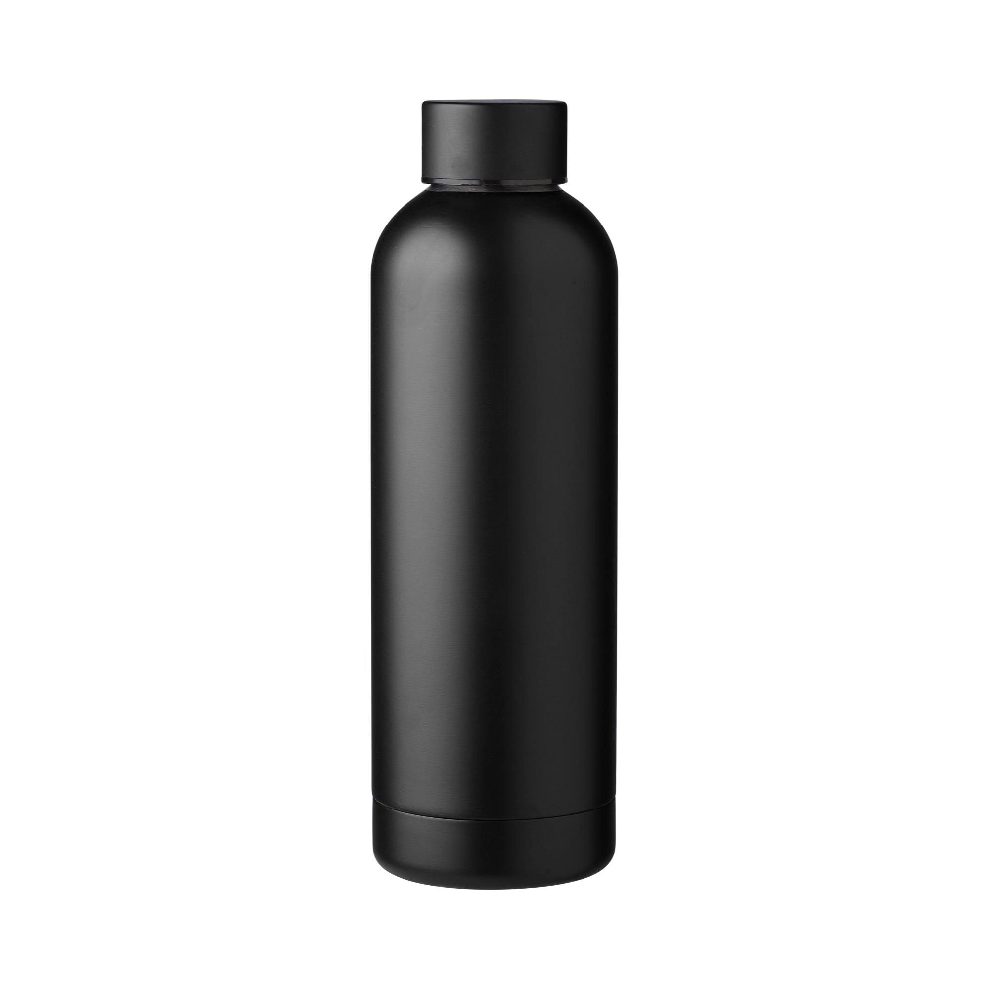 Flaske 500 ml af Genbrugt rustfrit stål Isaiah - sort
