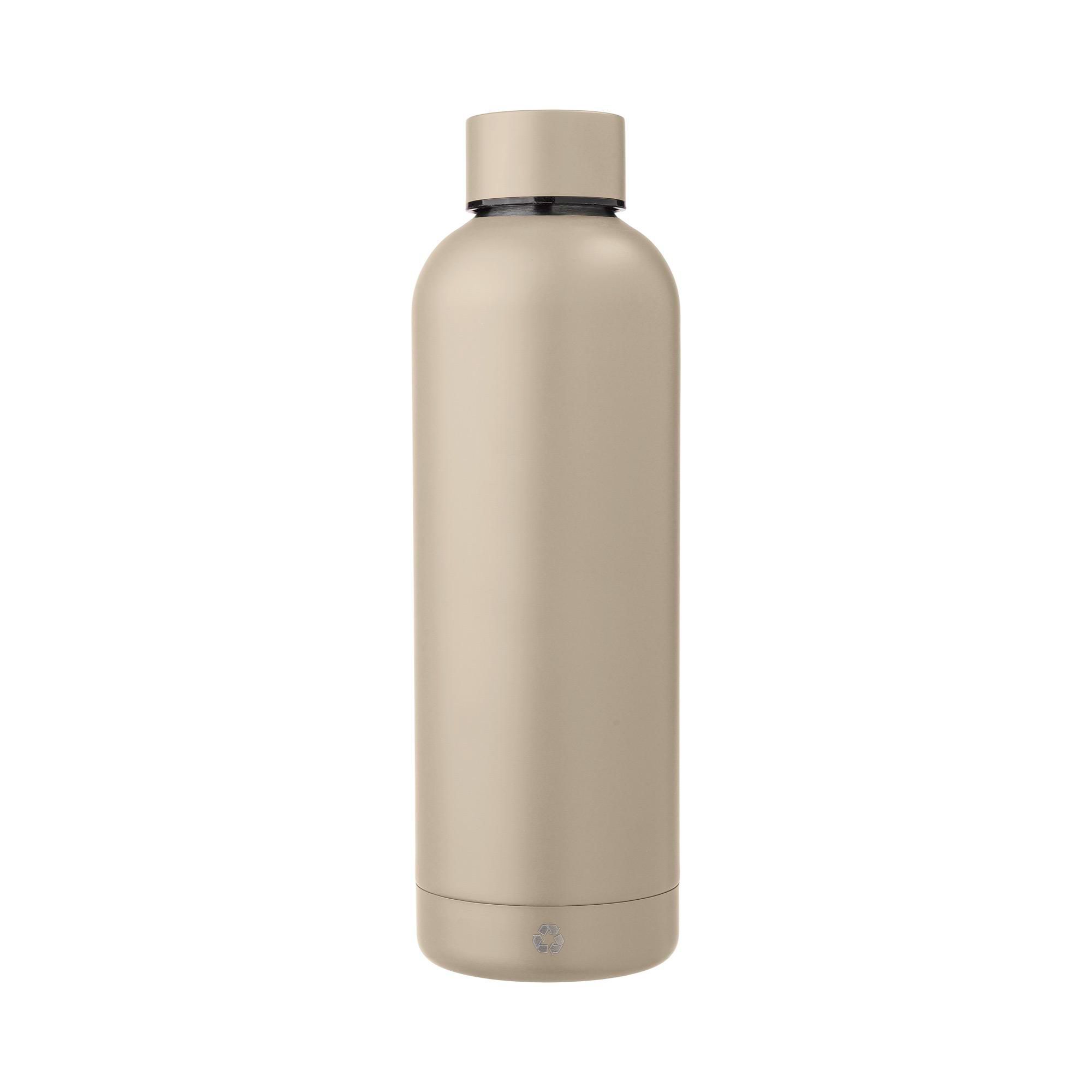 Flaske 500 ml af Genbrugt rustfrit stål Isaiah - beige