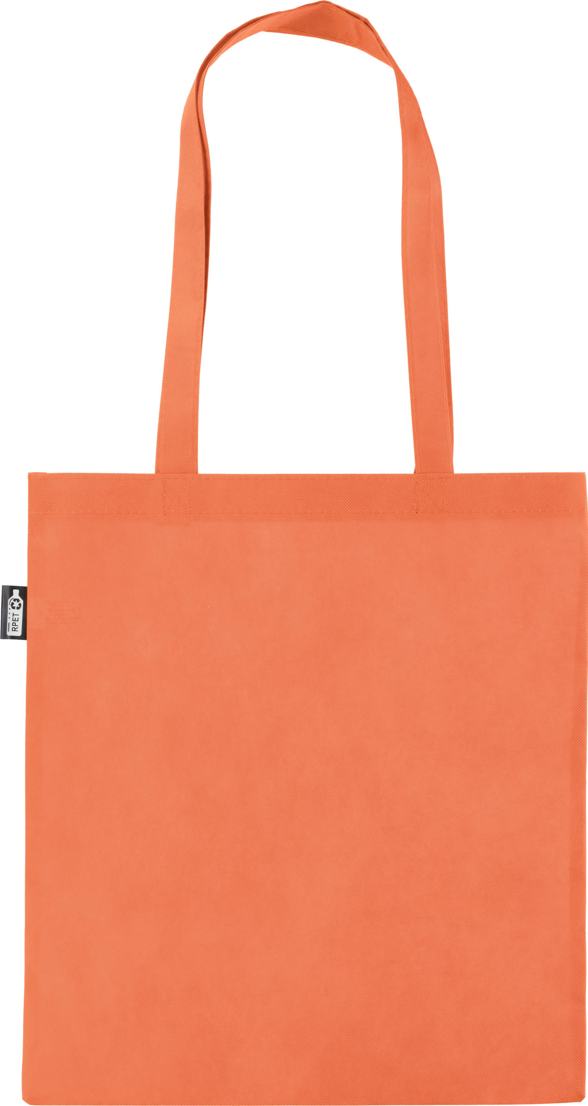 Indkøbspose af Genbrugt nonwoven (80 g/m2) Talisa, orange