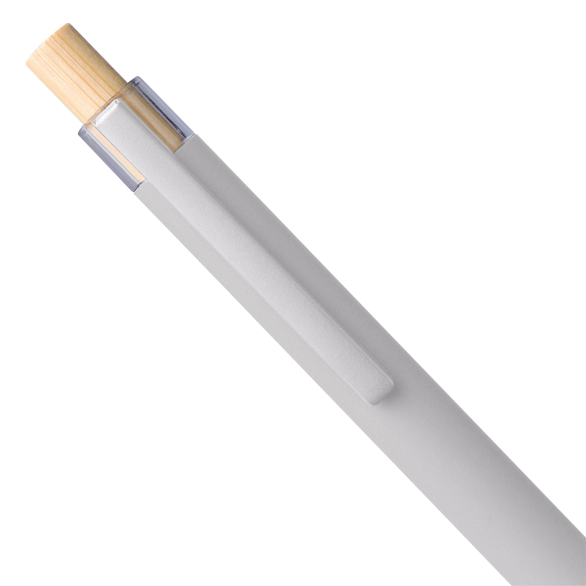 Kuglepen af Genbrugt aluminium Kira - hvid