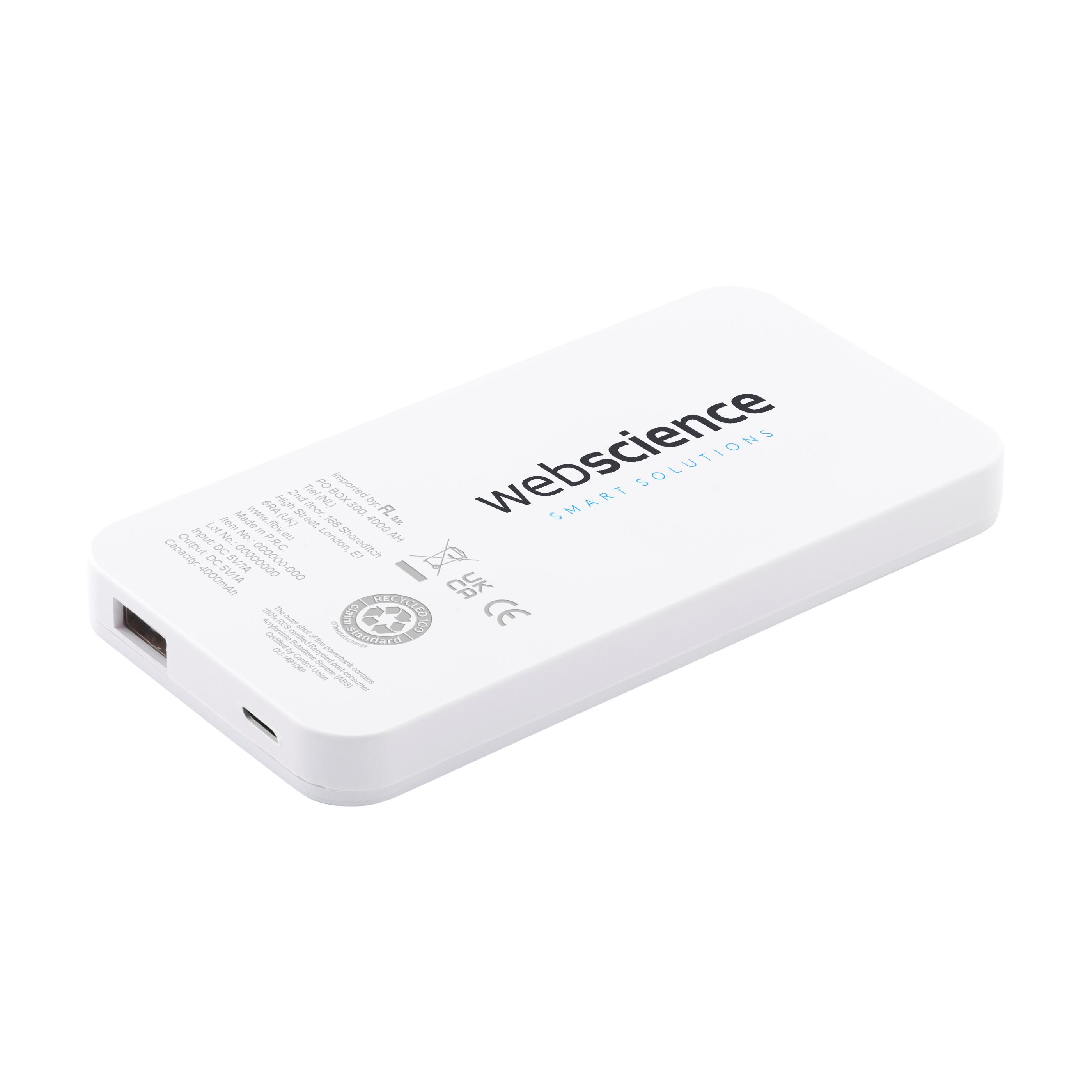Solar RCS Powerbank 4000 batterie externe