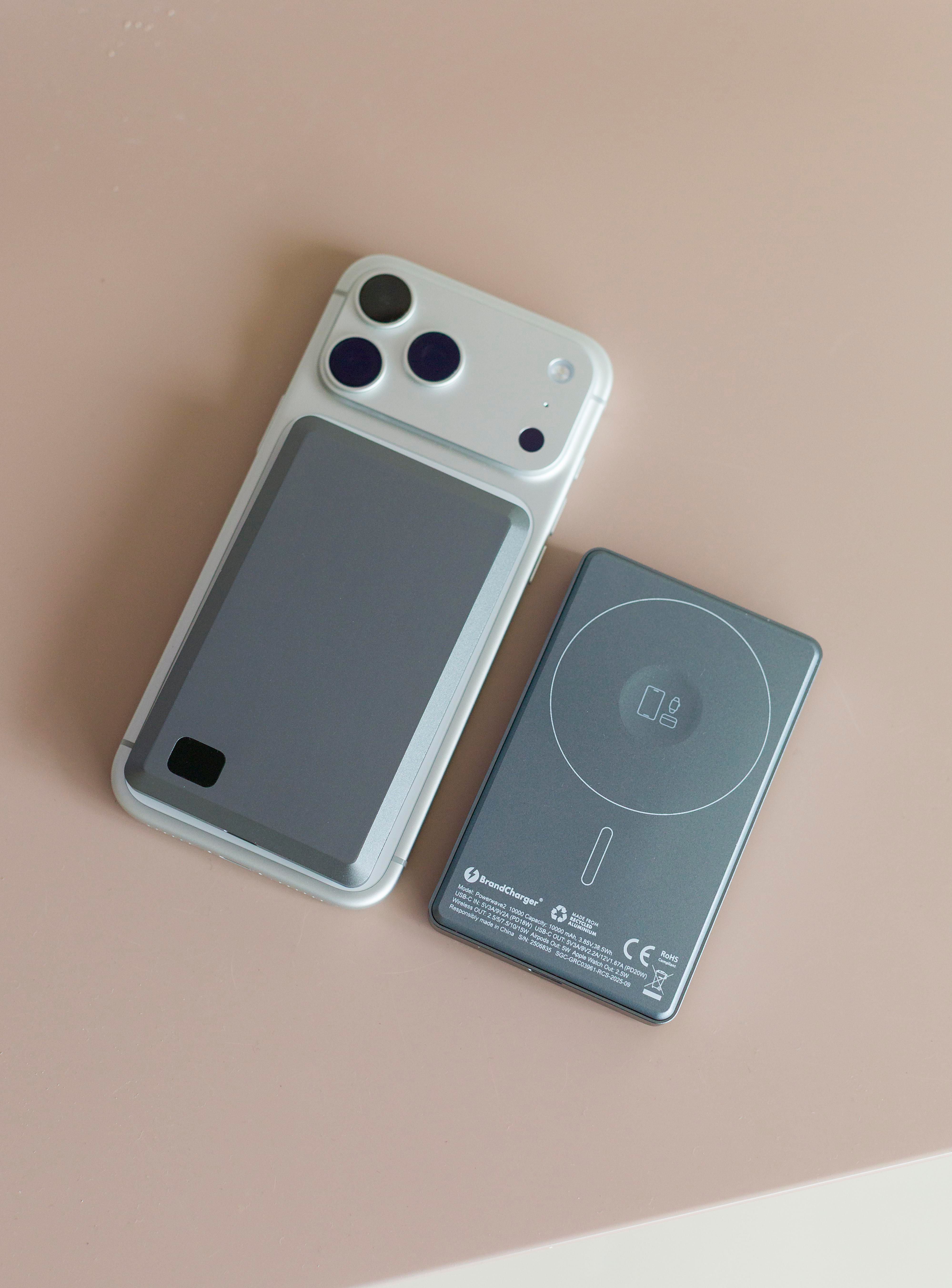 BrandCharger batterie externe Powerwave 2 | Recyclée | 10 000 mAh