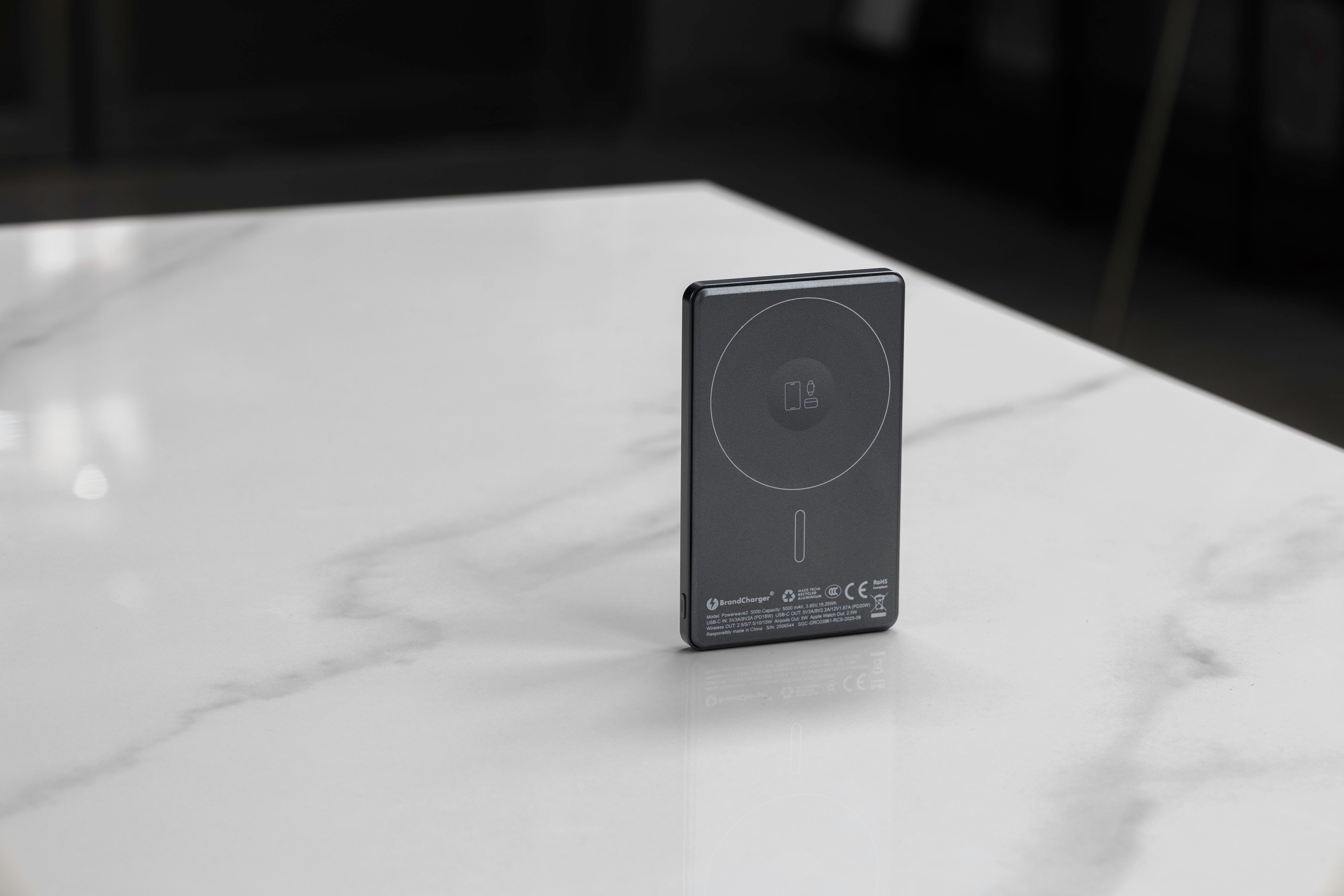 BrandCharger batterie externe Powerwave 2 | Recyclée | 5 000 mAh