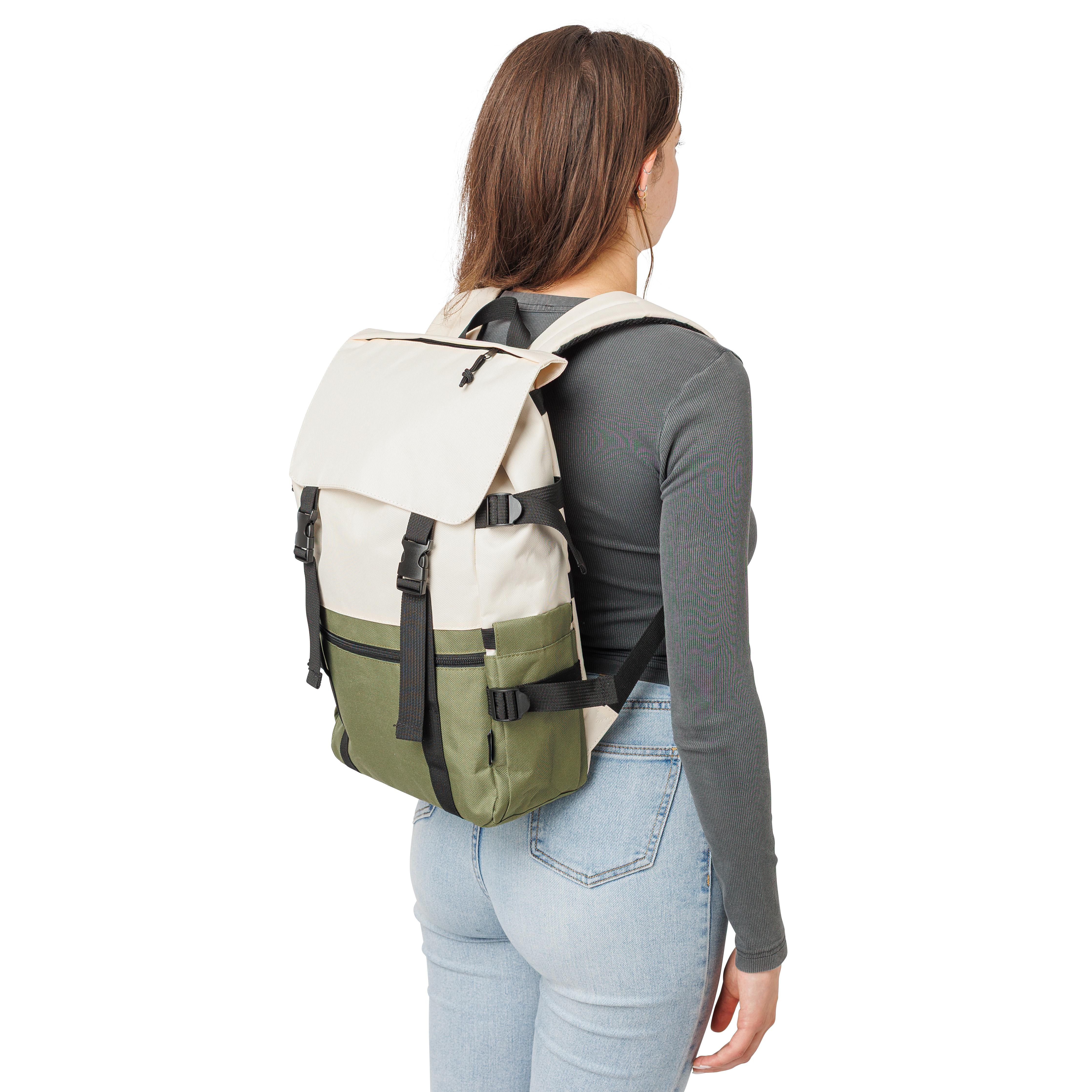 Sac à dos Vayo 2-tons | Recyclé | Ordinateur portable 15