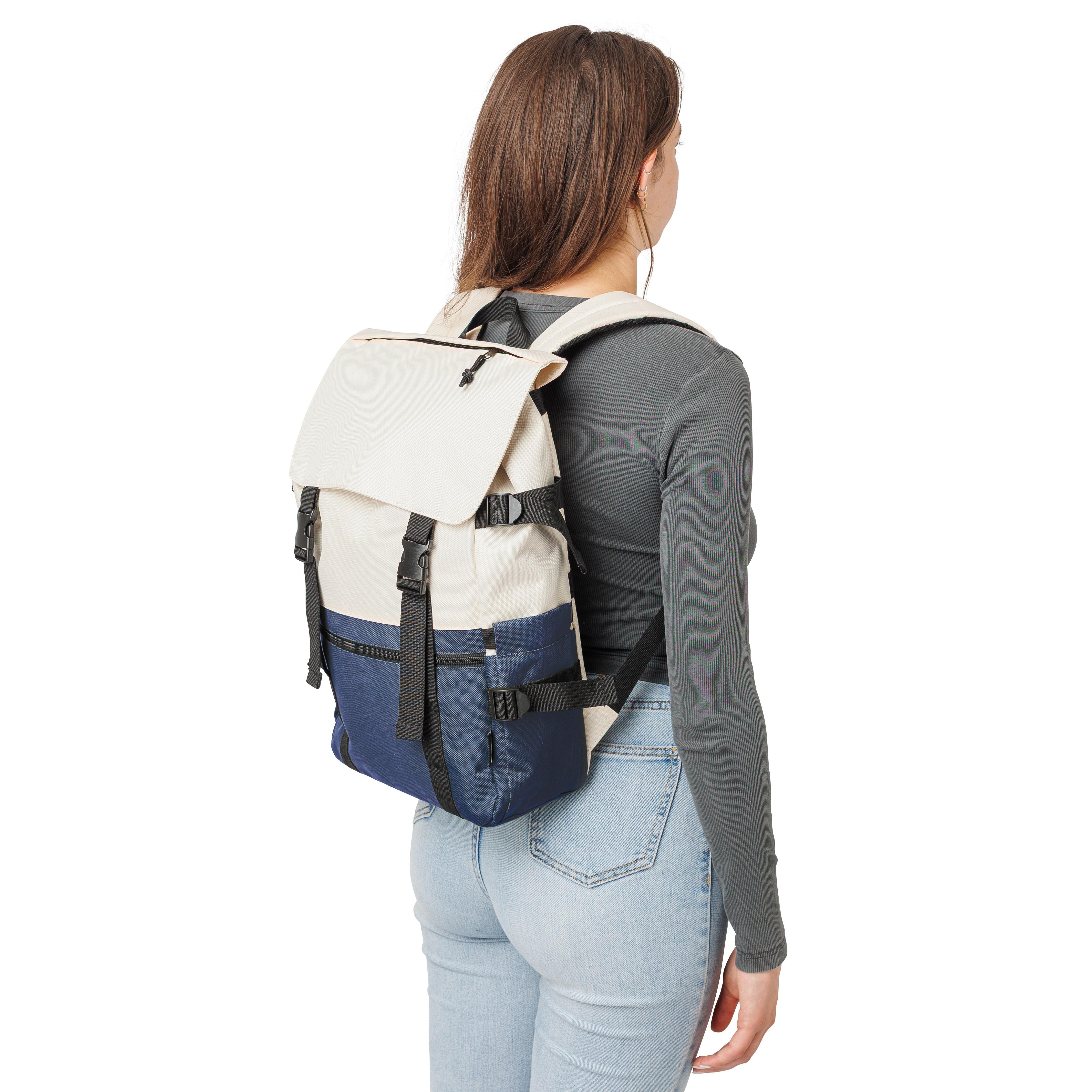 Sac à dos Vayo 2-tons | Recyclé | Ordinateur portable 15
