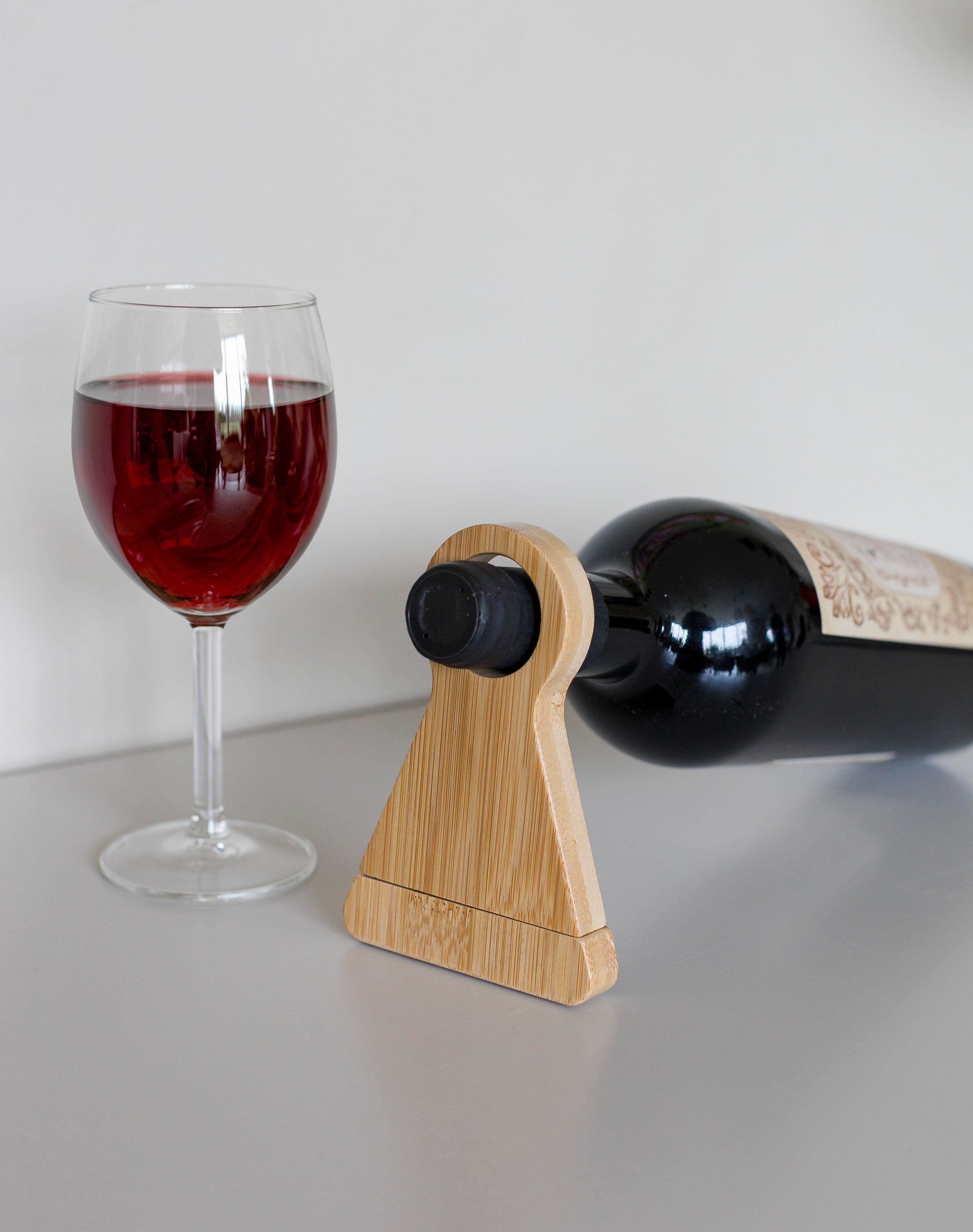 Porte-bouteille Vincio | Bambou recyclé