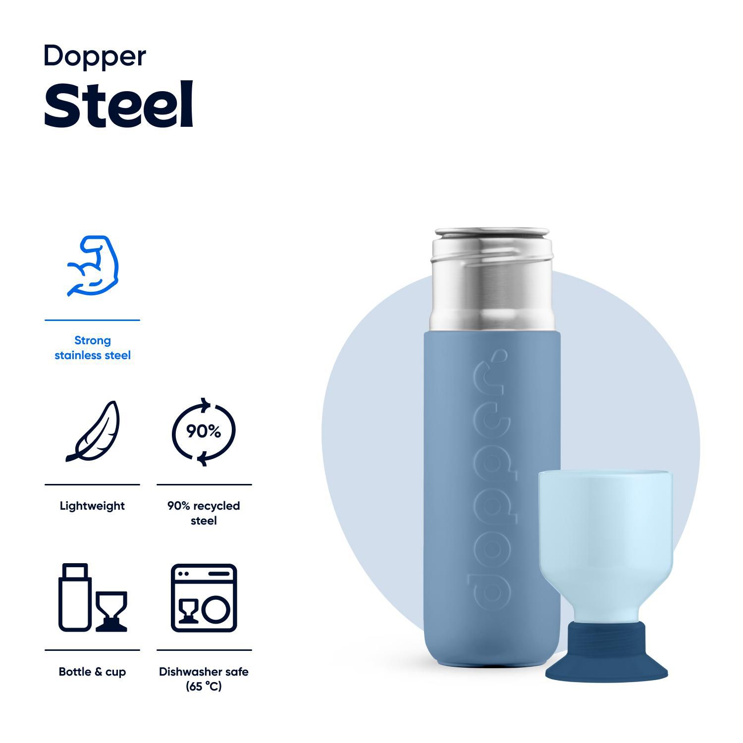 Dopper Steel Color | 490 ml