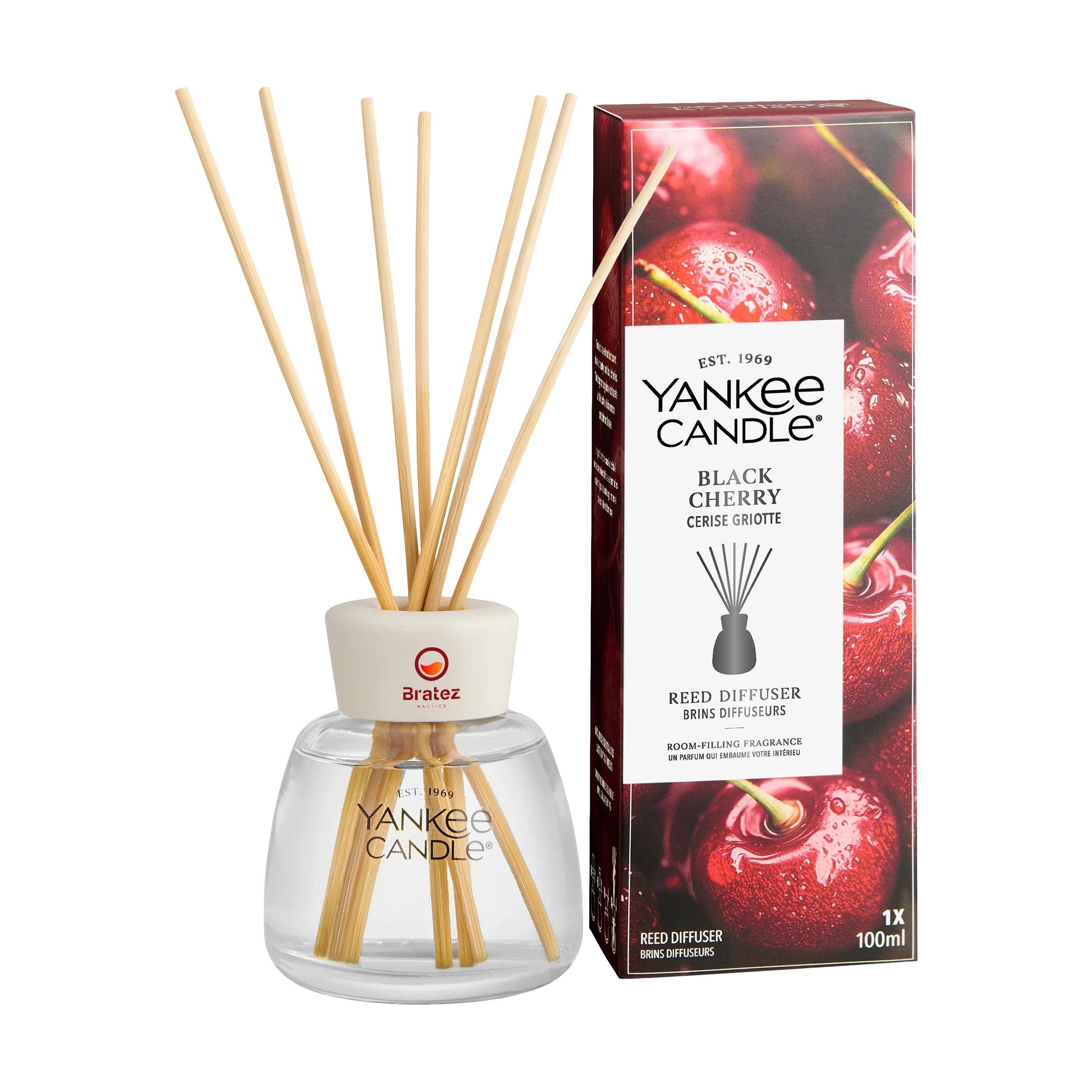 Yankee Candle Black Cherry Reed Diffuser 100 ml bâtonnets parfumée