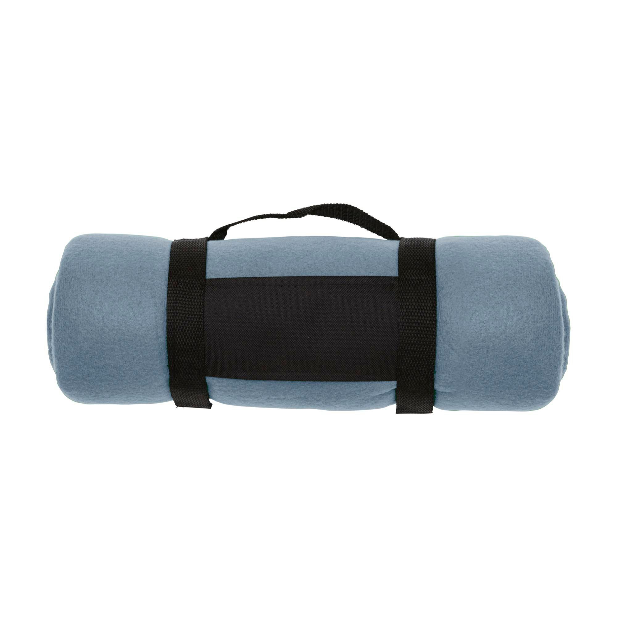 Tæppe af Polar fleece (170-180 g/m2) Nora - grå
