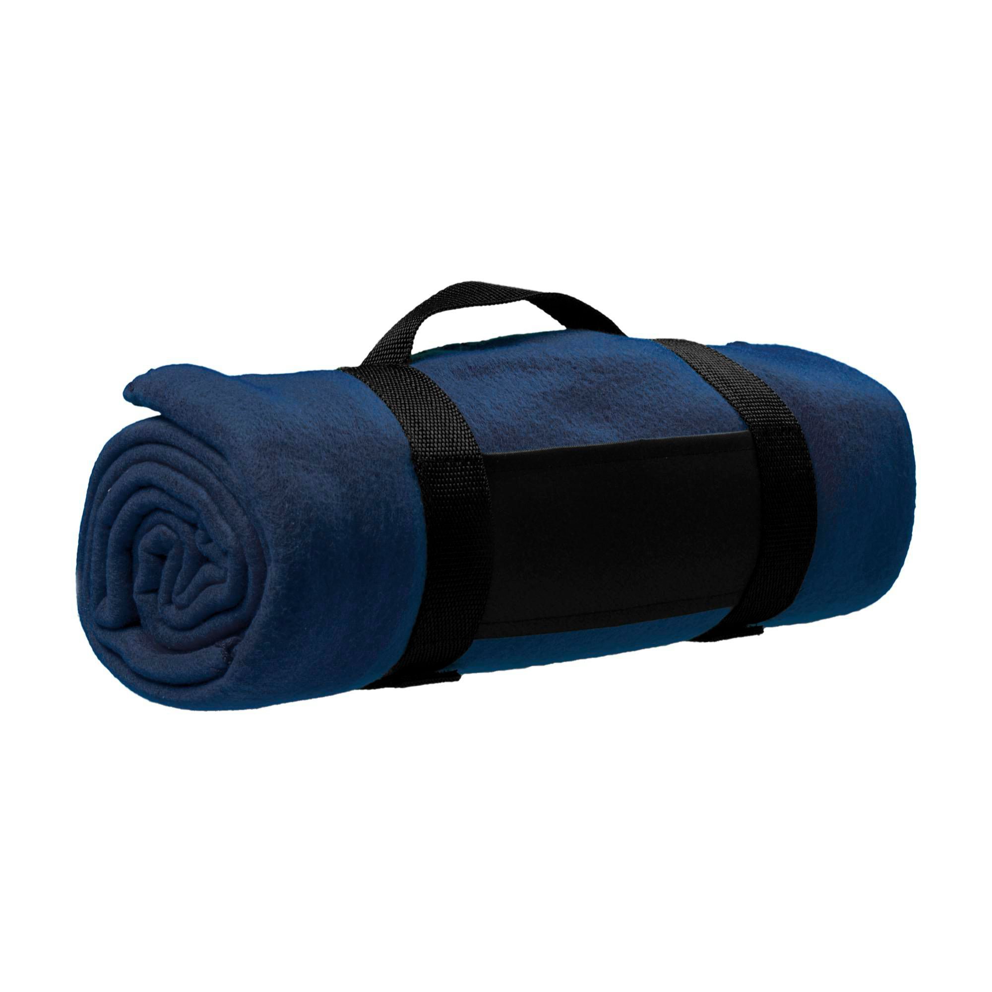 Tæppe af Polar fleece (170-180 g/m2) Nora - blå