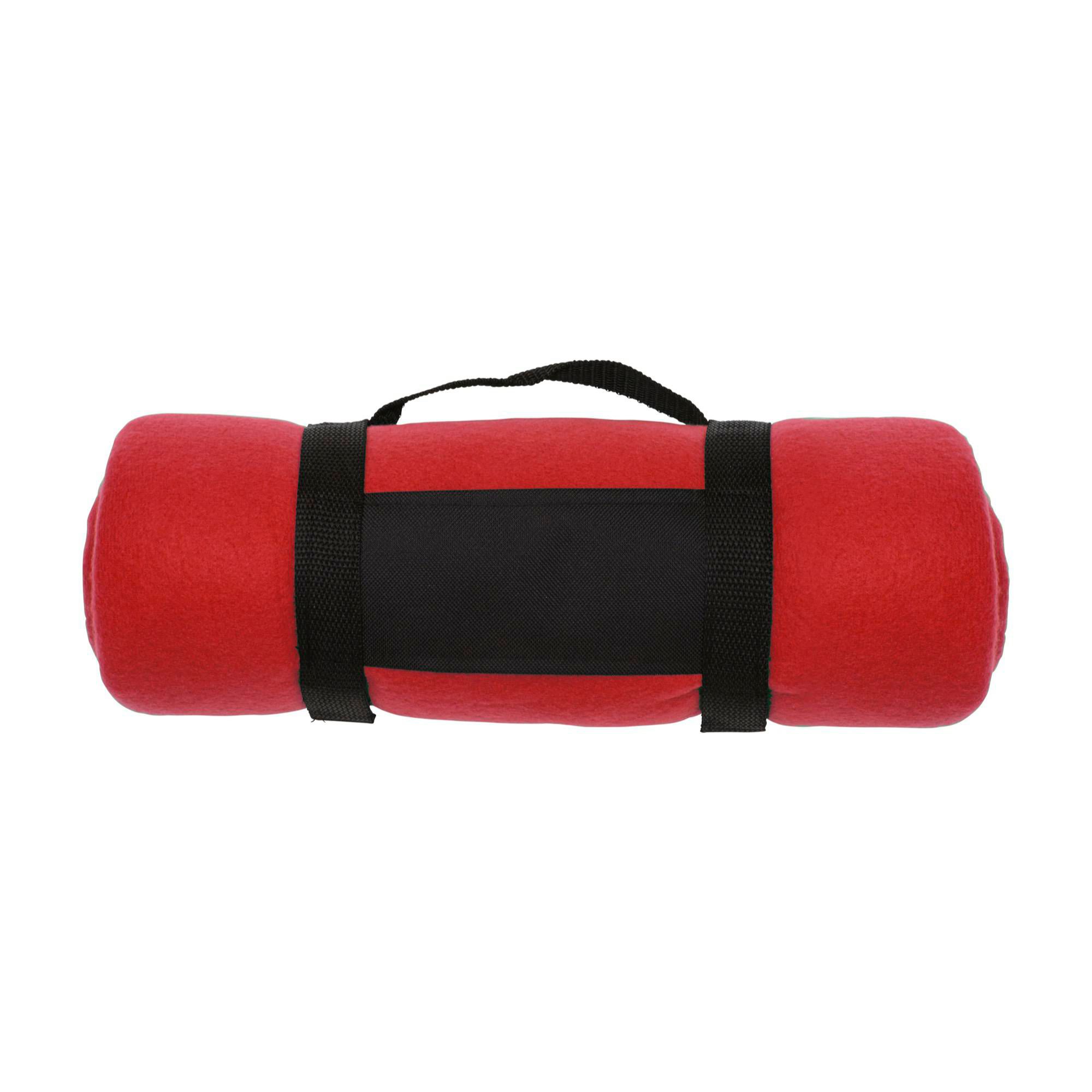 Tæppe af Polar fleece (170-180 g/m2) Nora - rød