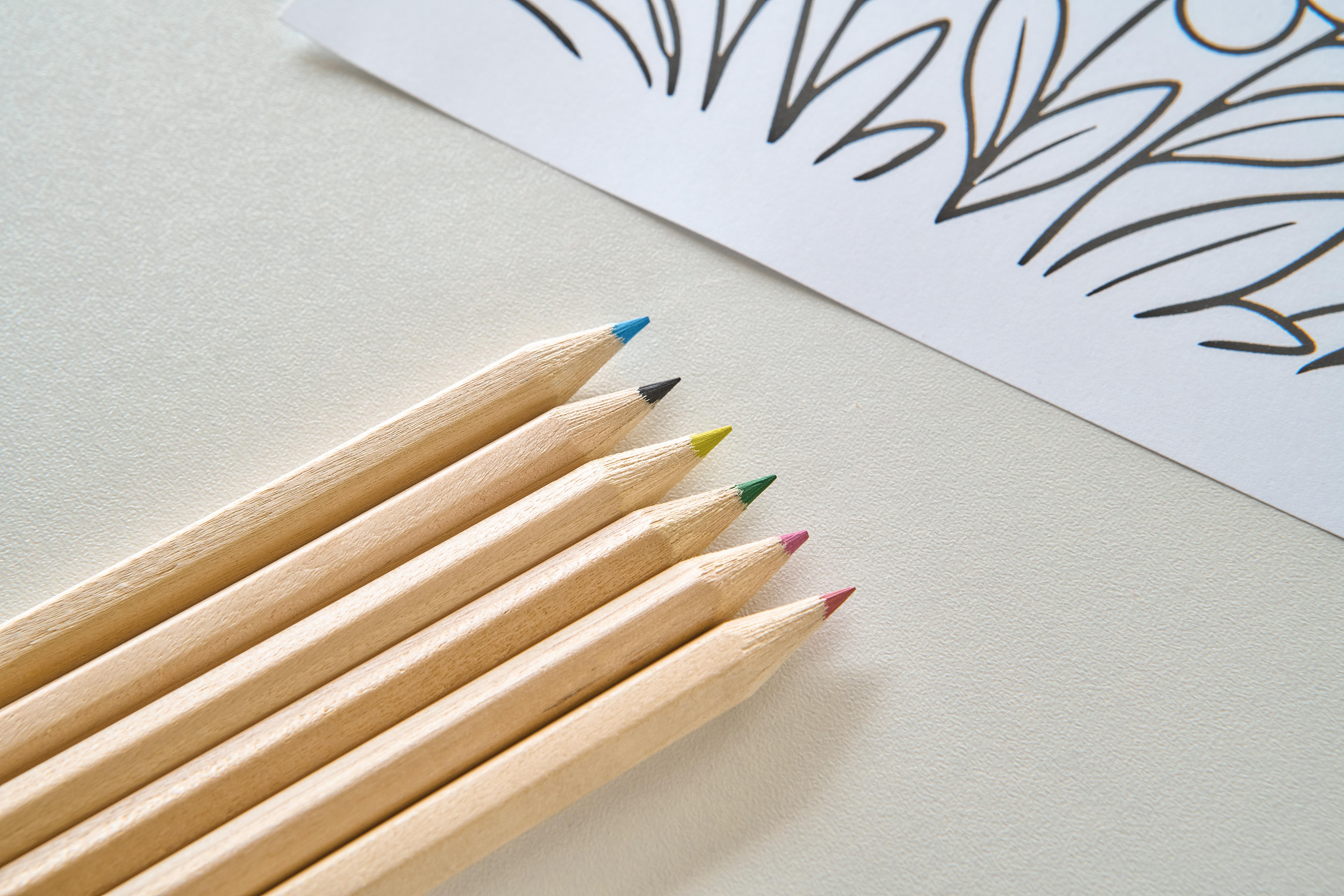 Set de crayons de couleur Gigi | 6 pièces