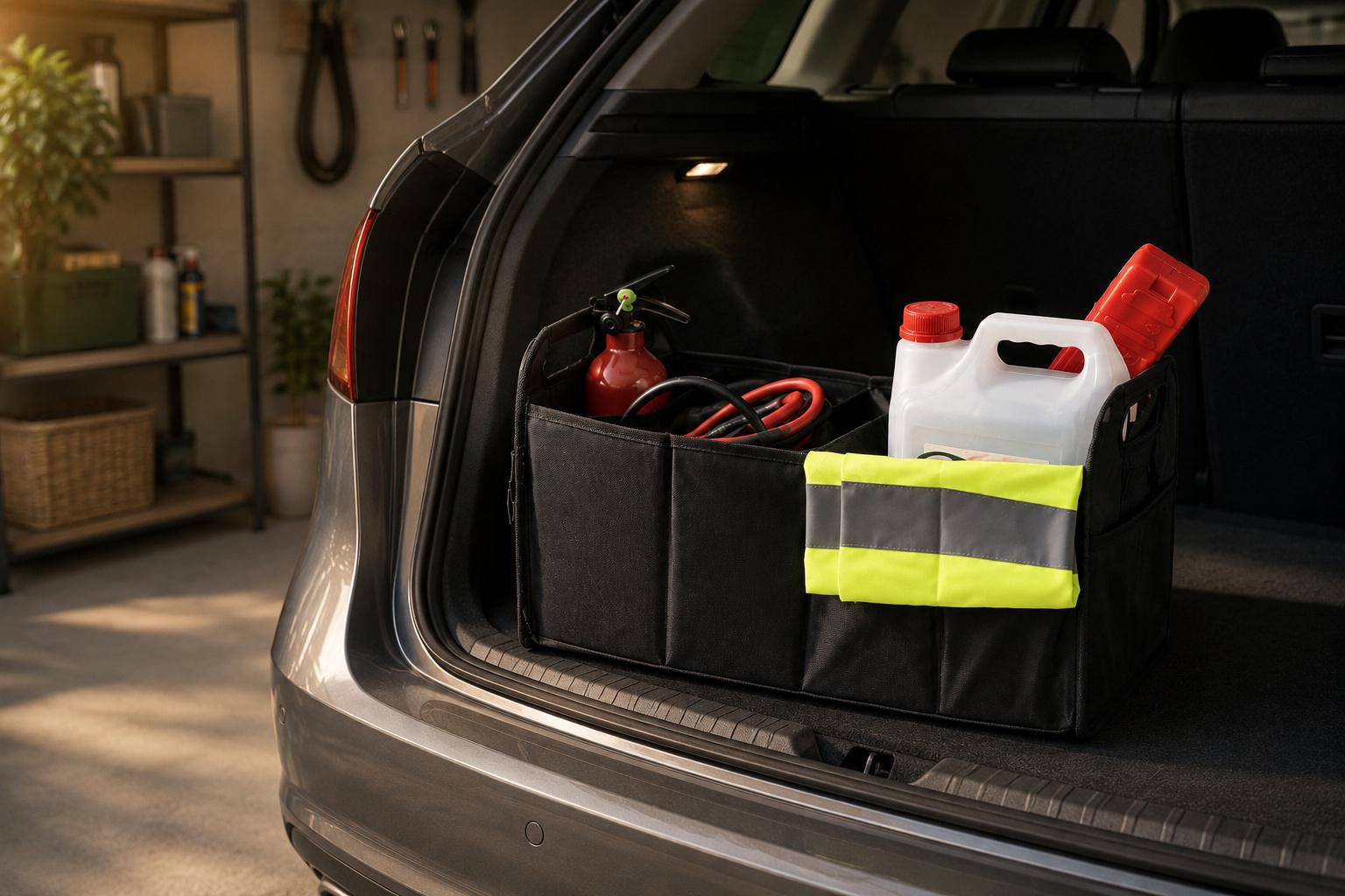 Bilorganisator af Polyester (600D) Simon - sort