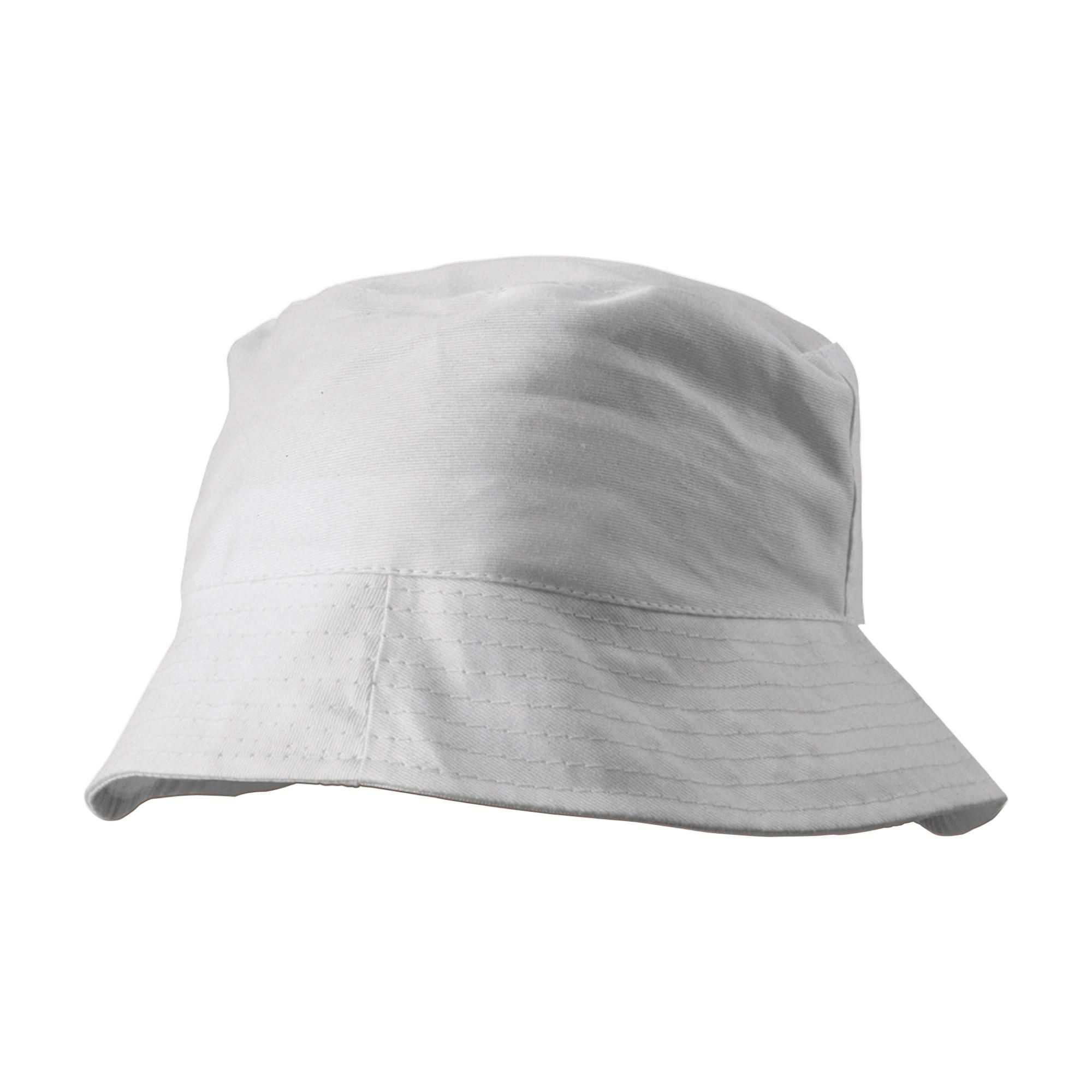 Bomuldssommerhat Felipe - hvid