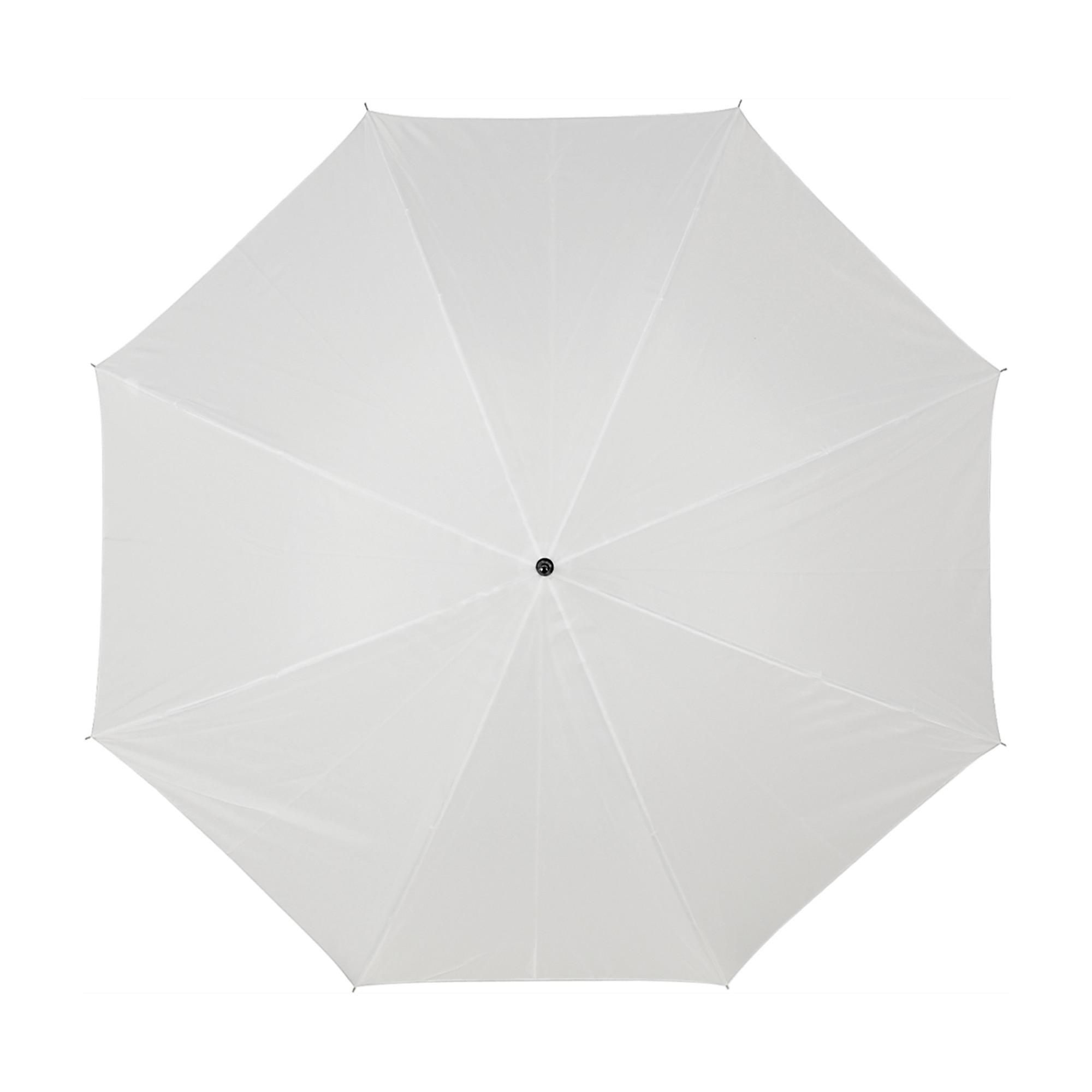Paraply af Polyester (190T) Andy - hvid