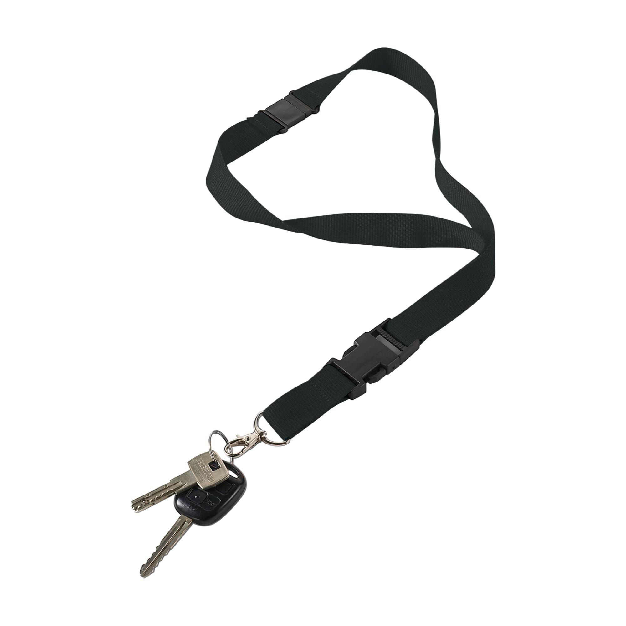 Nøglesnor og nøgleholder af Polyester (300D) Bobbi - sort
