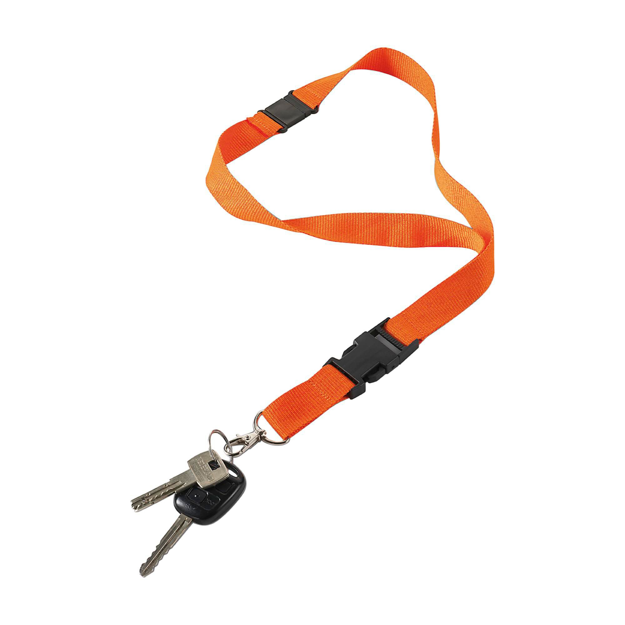 Nøglesnor og nøgleholder af Polyester (300D) Bobbi, orange