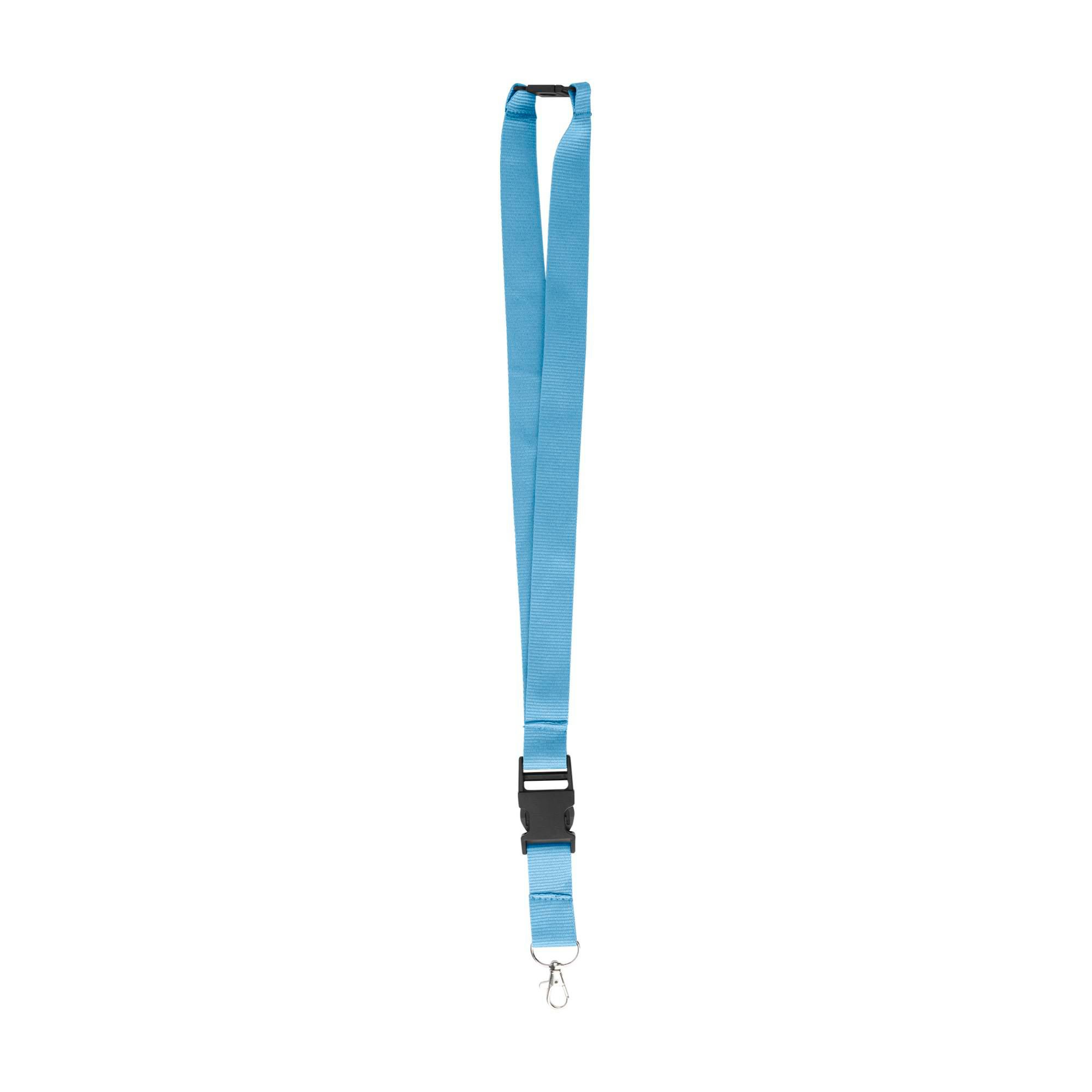 Nøglesnor og nøgleholder af Polyester (300D) Bobbi - lyseblå