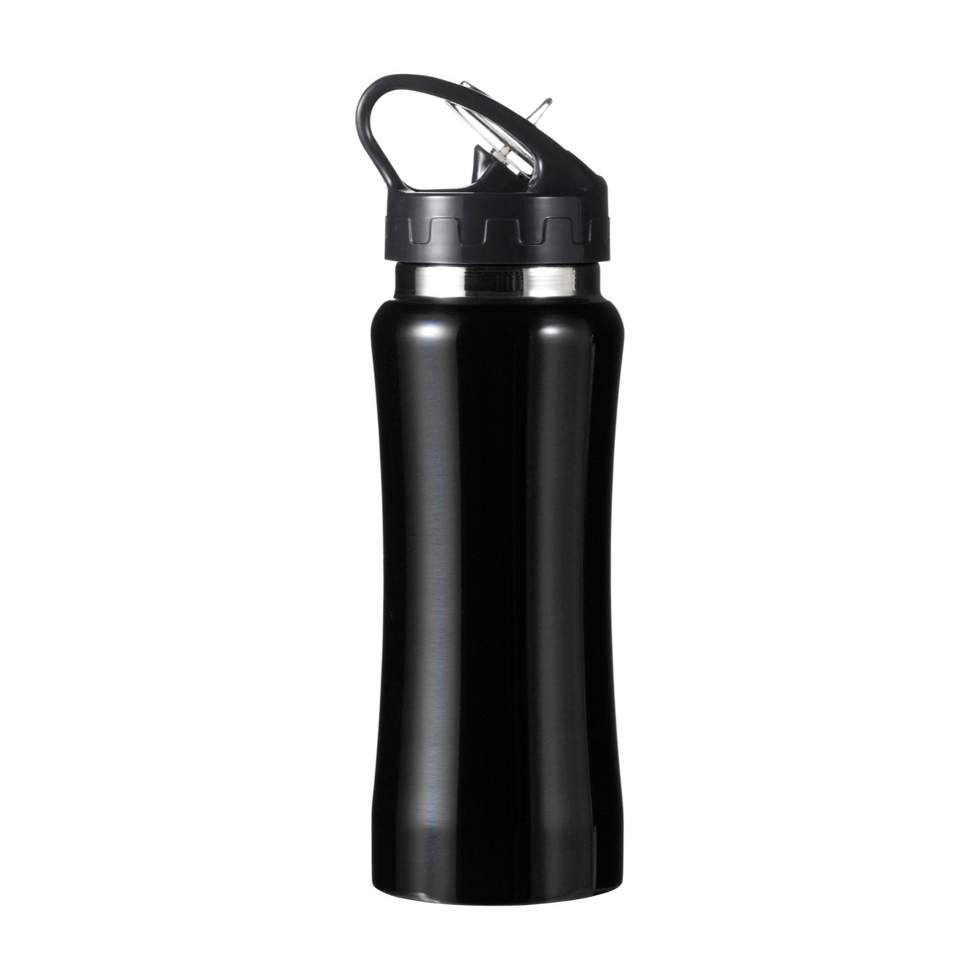 Flaske af Rustfrit stål Serena - sort - 600 ml