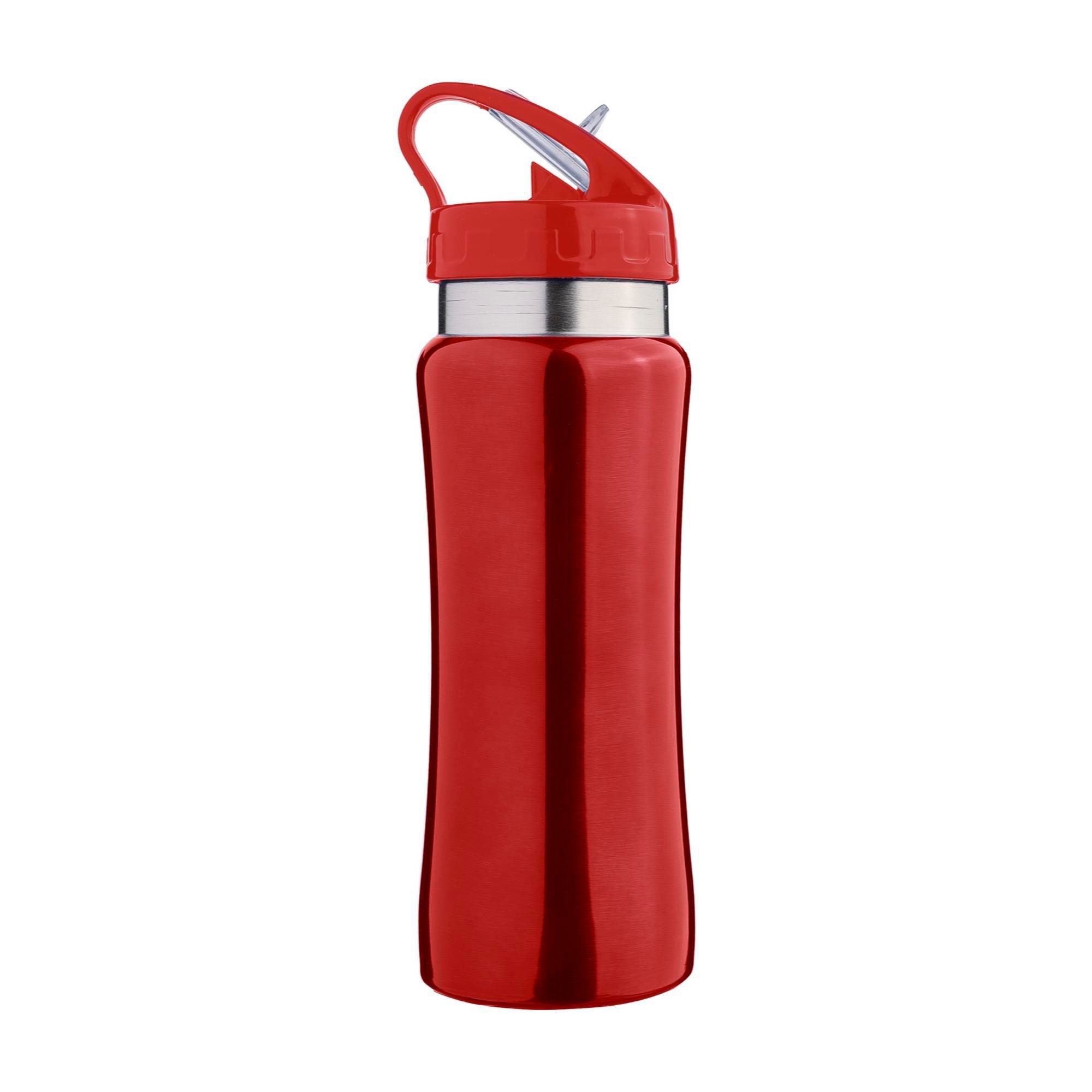 Flaske af Rustfrit stål Serena - rød - 600 ml
