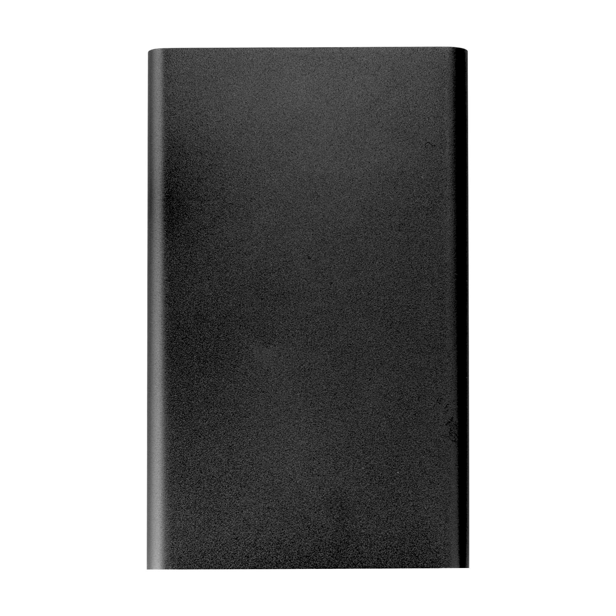 Powerbank af Aluminium Ezra - sort