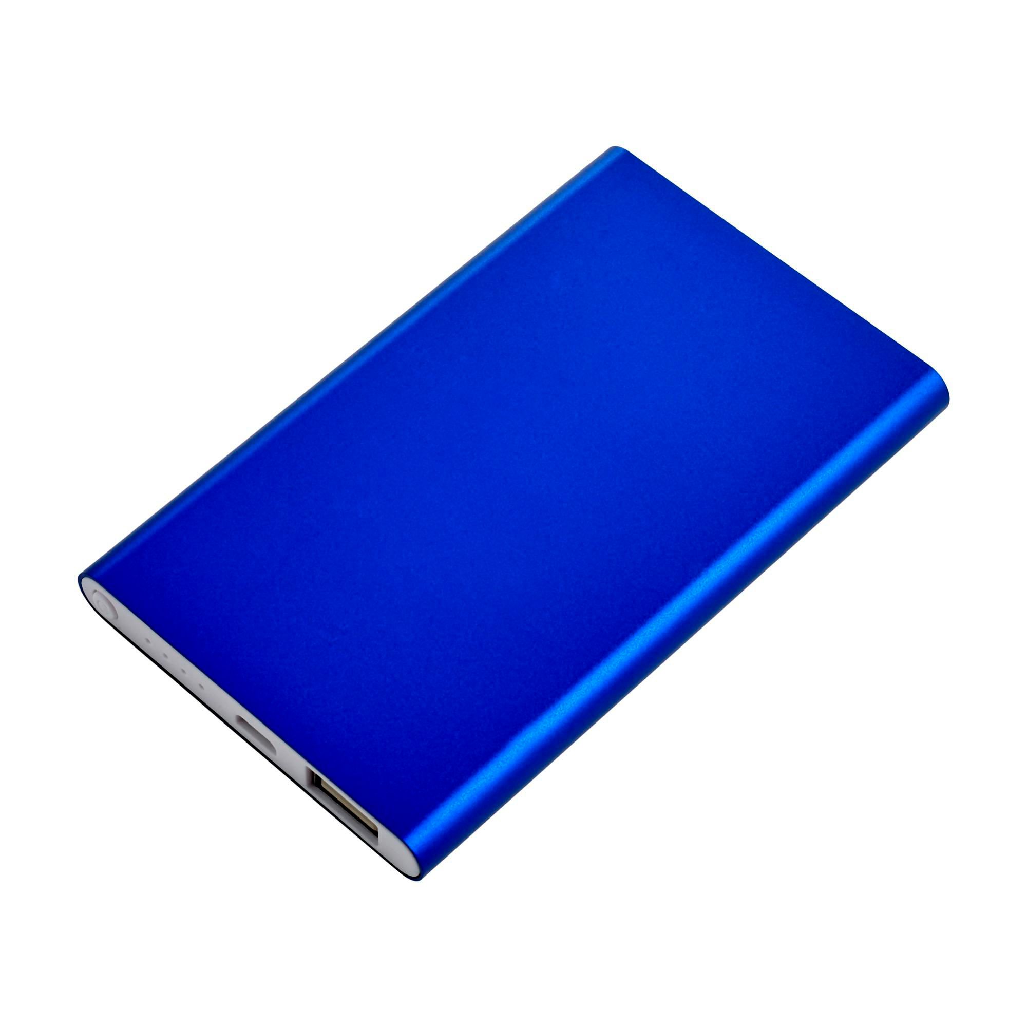 Powerbank af Aluminium Ezra - blå