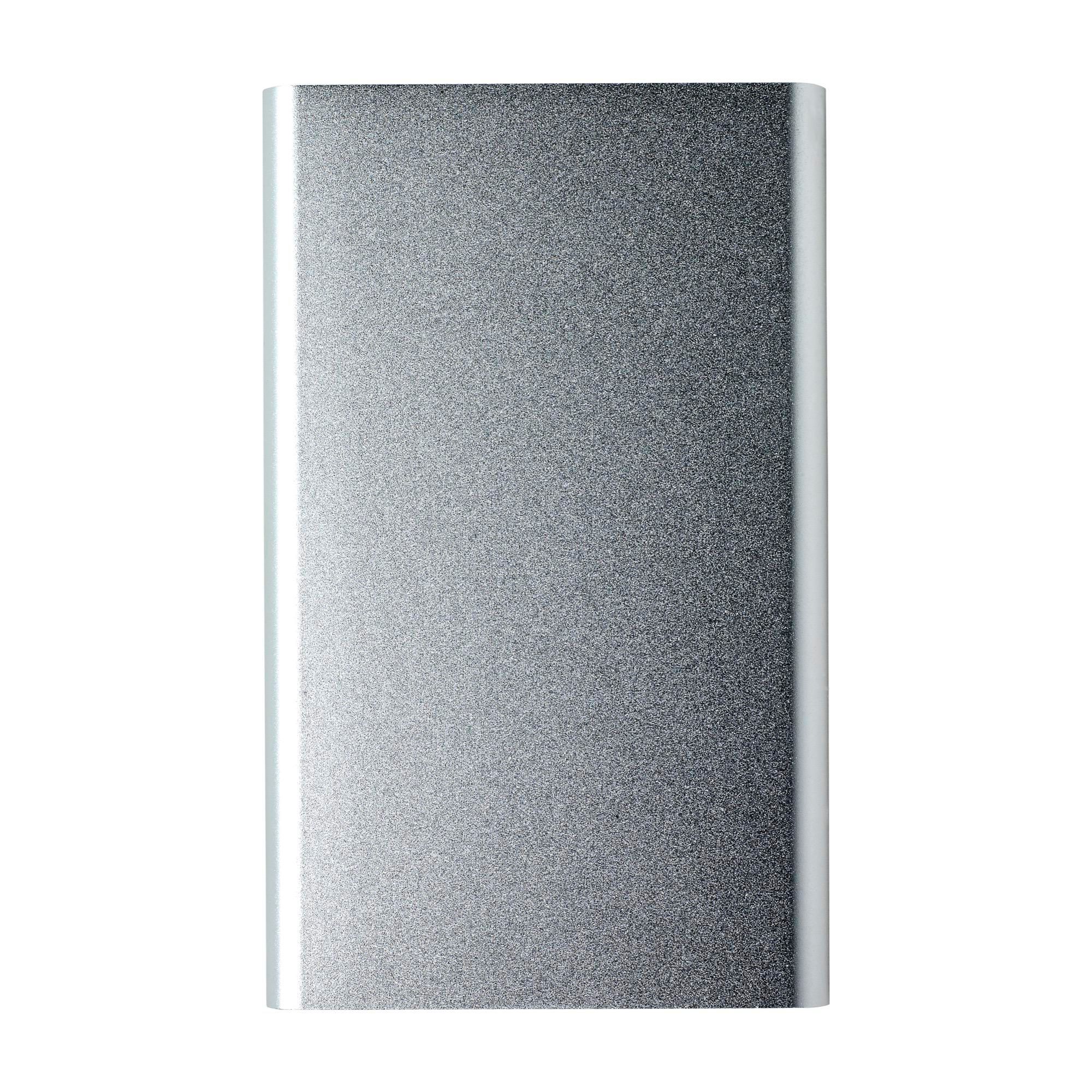 Powerbank af Aluminium Ezra - sølv
