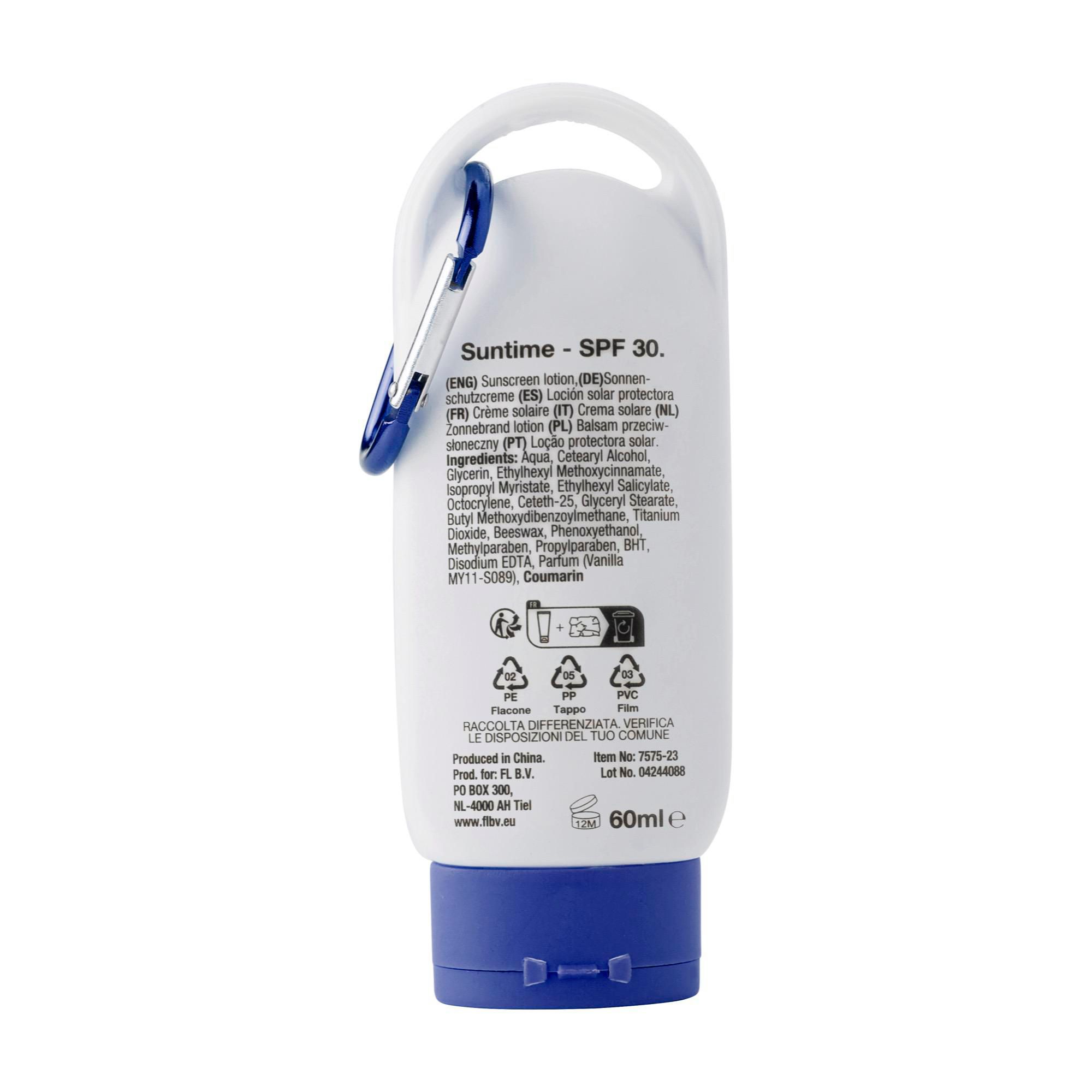 Crème solaire Suntime | SPF 30 | 60 ml