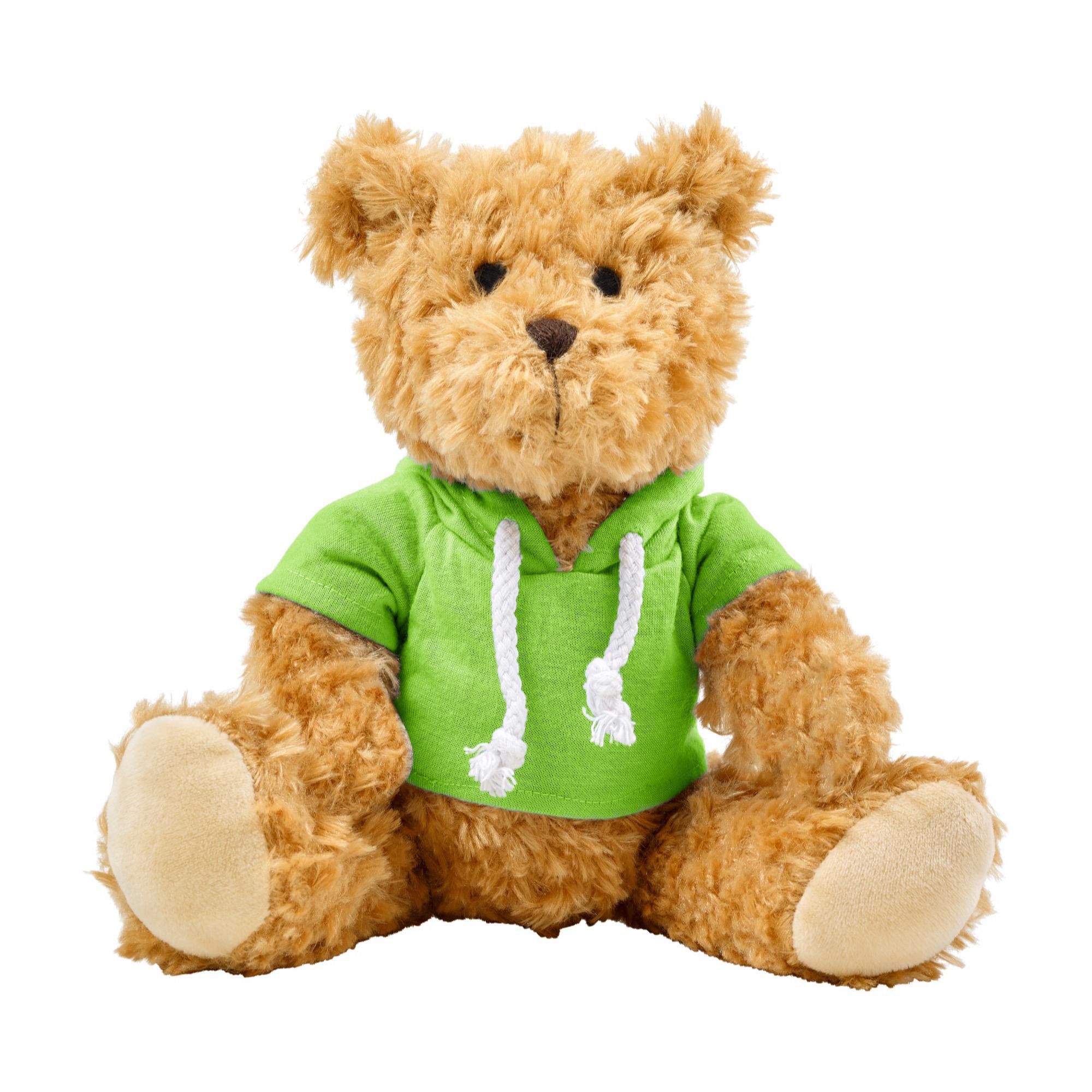 Plys bamse Monty - grøn