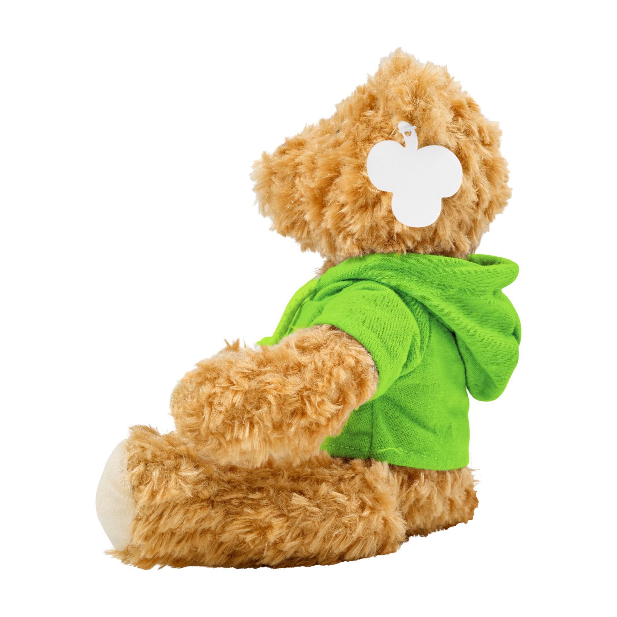 Plys bamse Monty - grøn