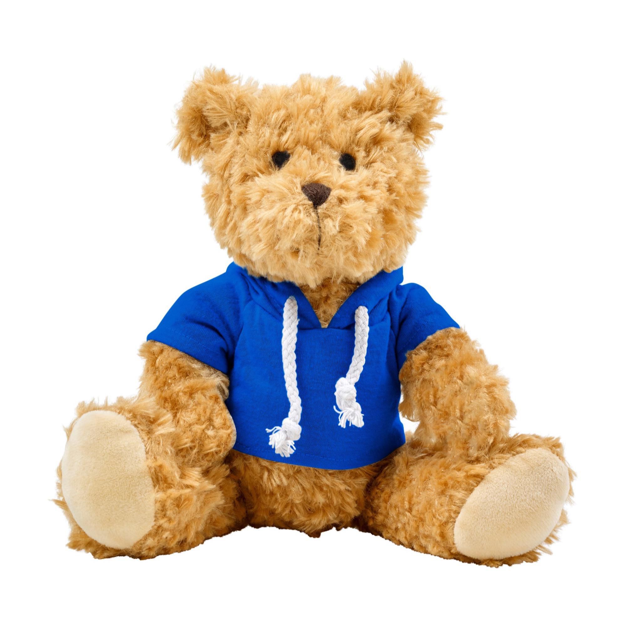 Plys bamse Monty - blå
