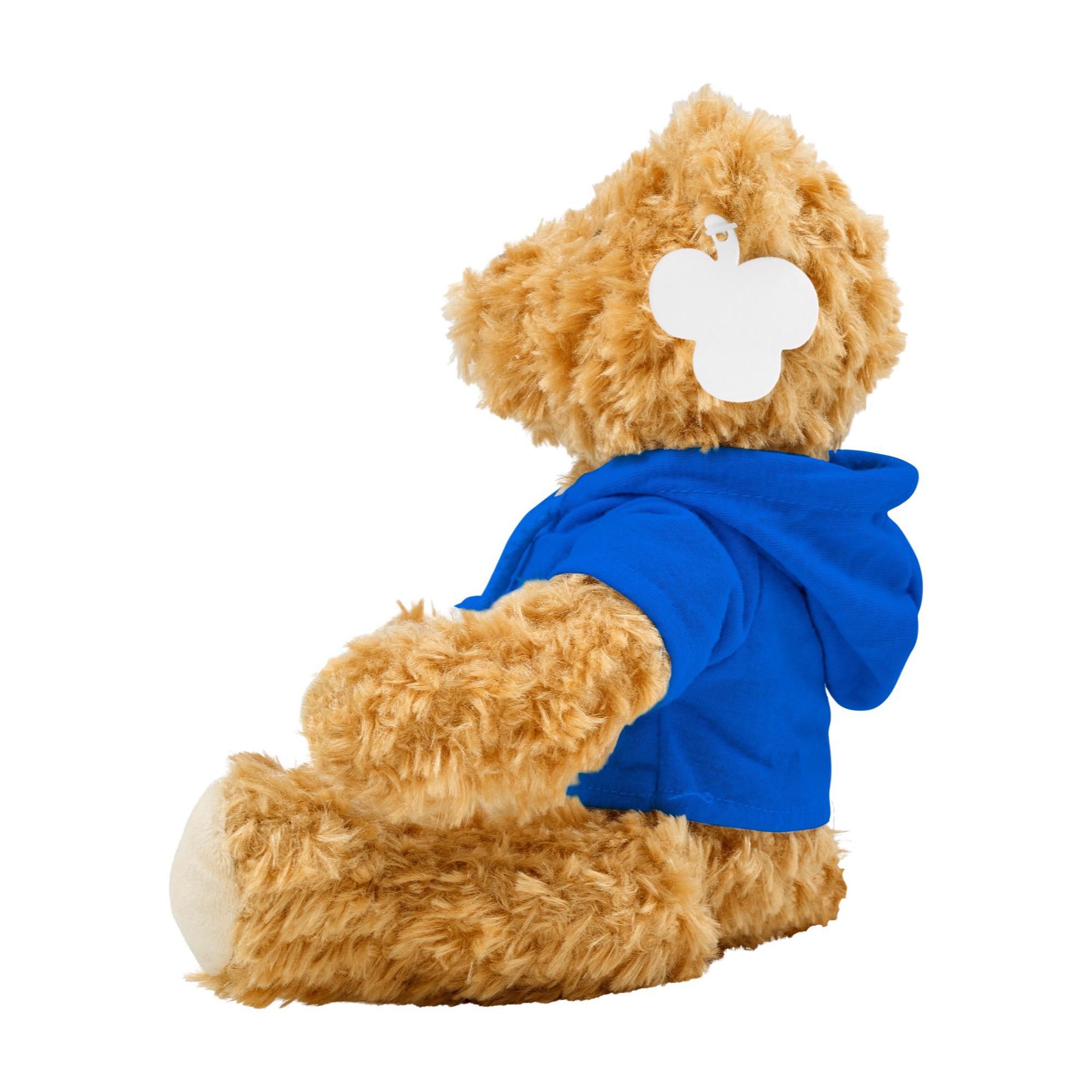 Plys bamse Monty - blå