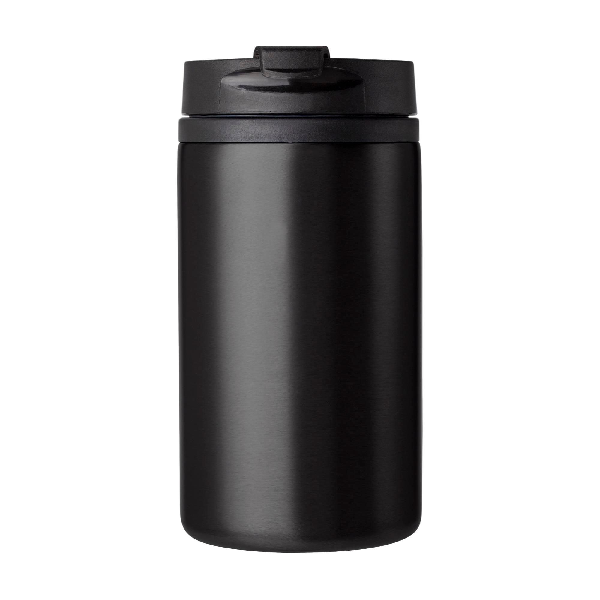 Kop af Rustfrit stål termo Gisela - sort - 300 ml