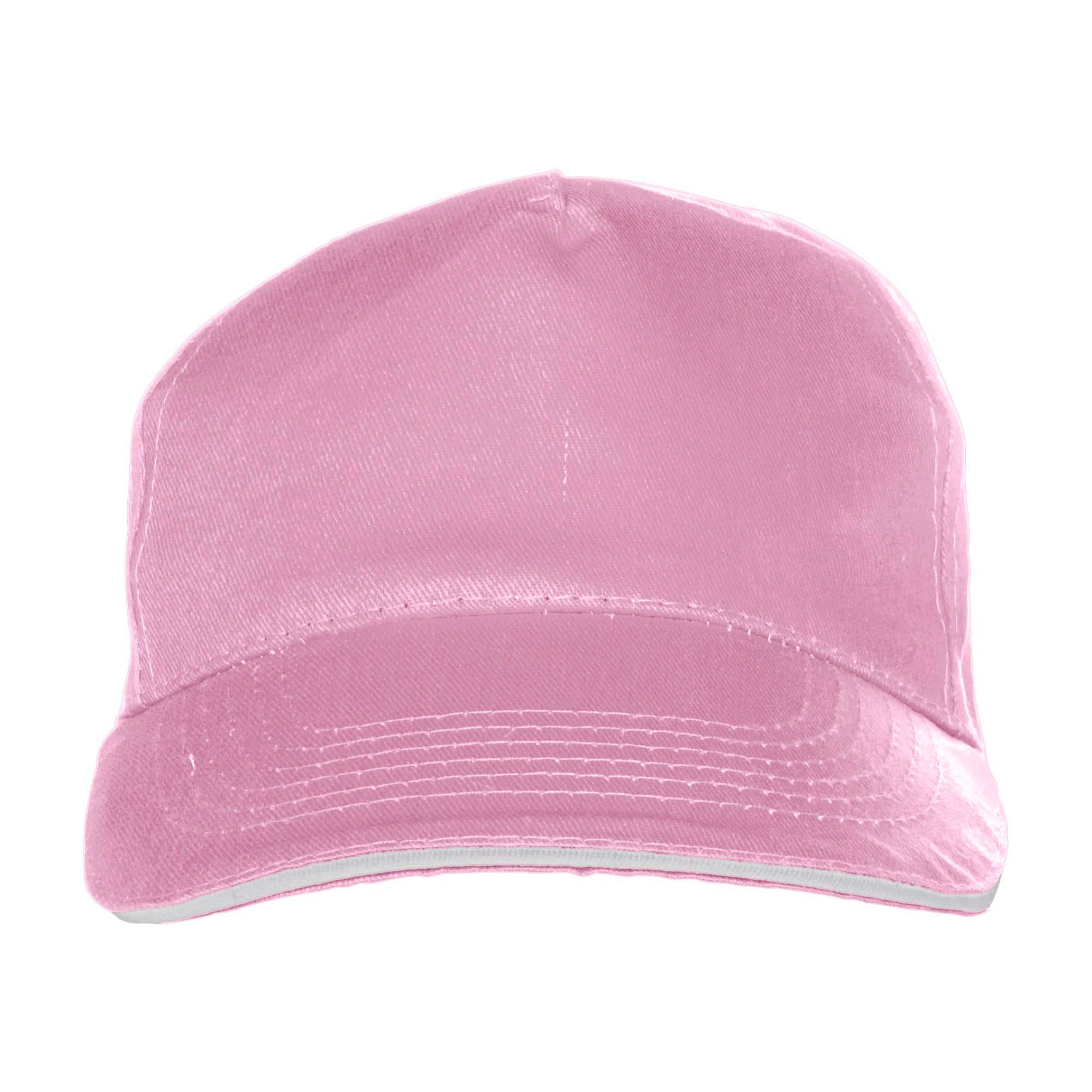Bomulds kasket Beau, pink