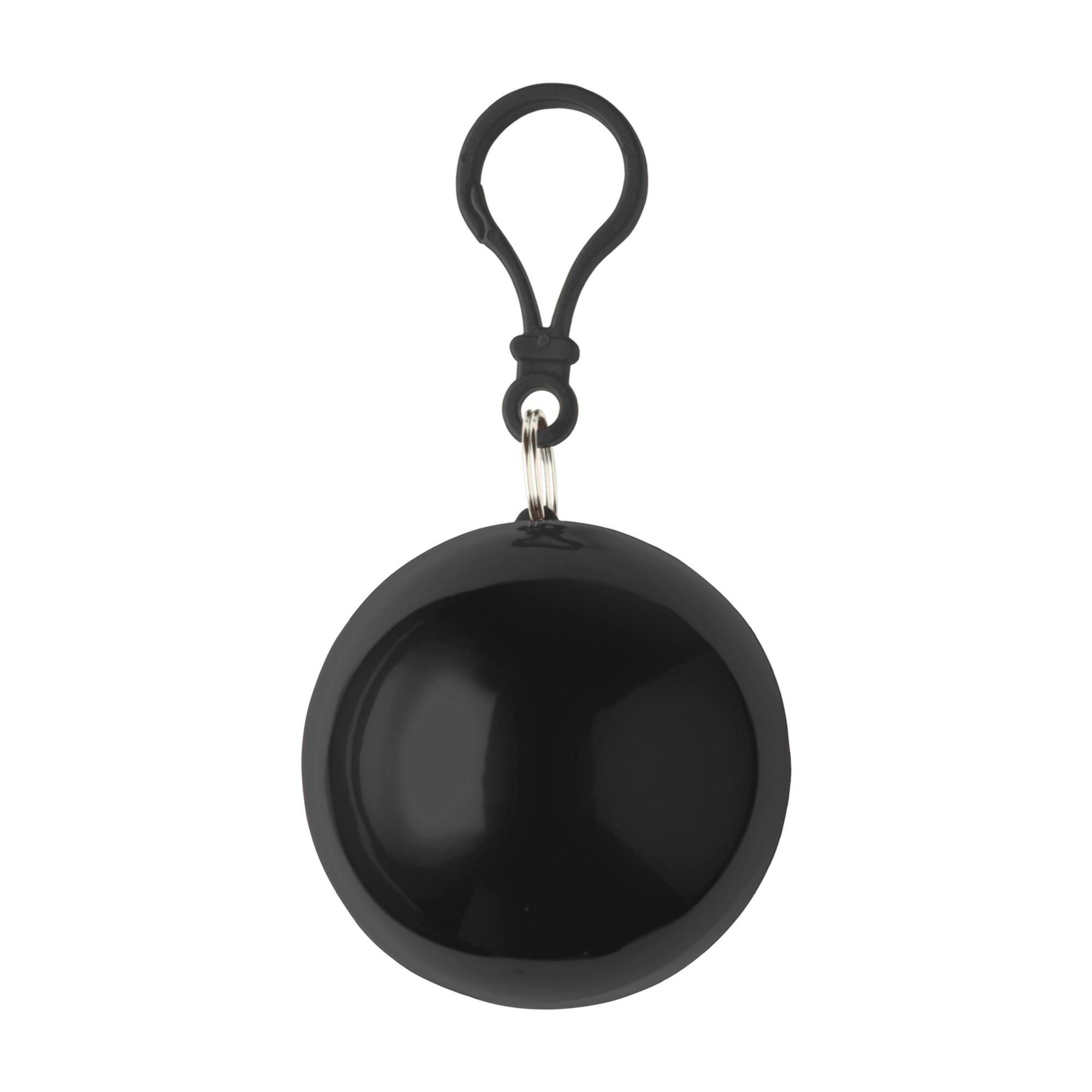 Poncho af PVC Pippa - sort