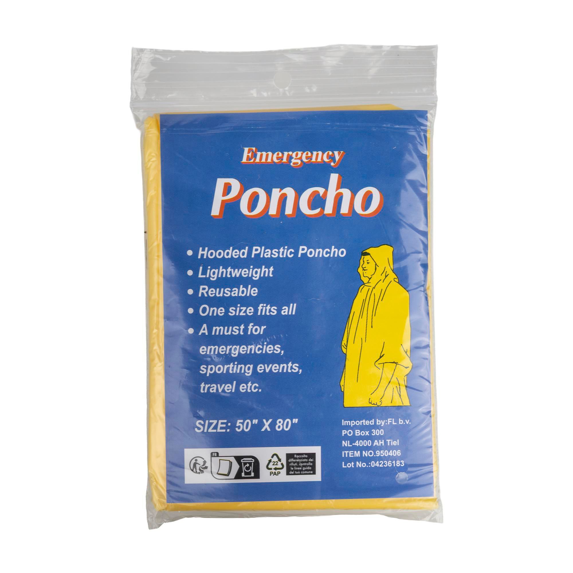 Poncho af PE Pablo - gul