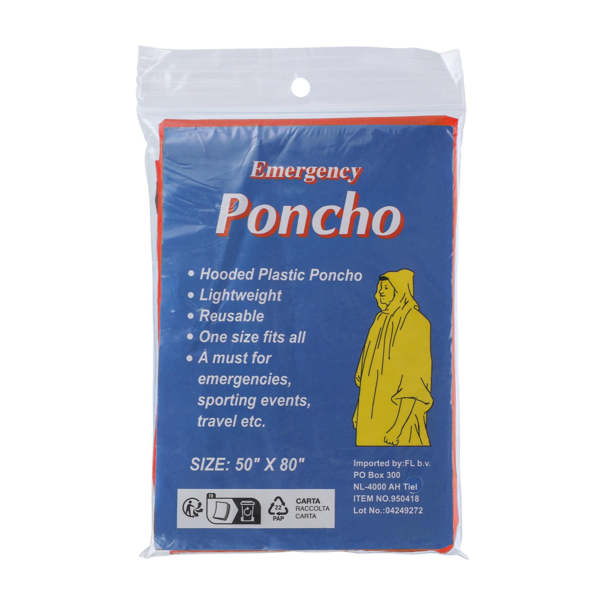 Poncho af PE Pablo - rød