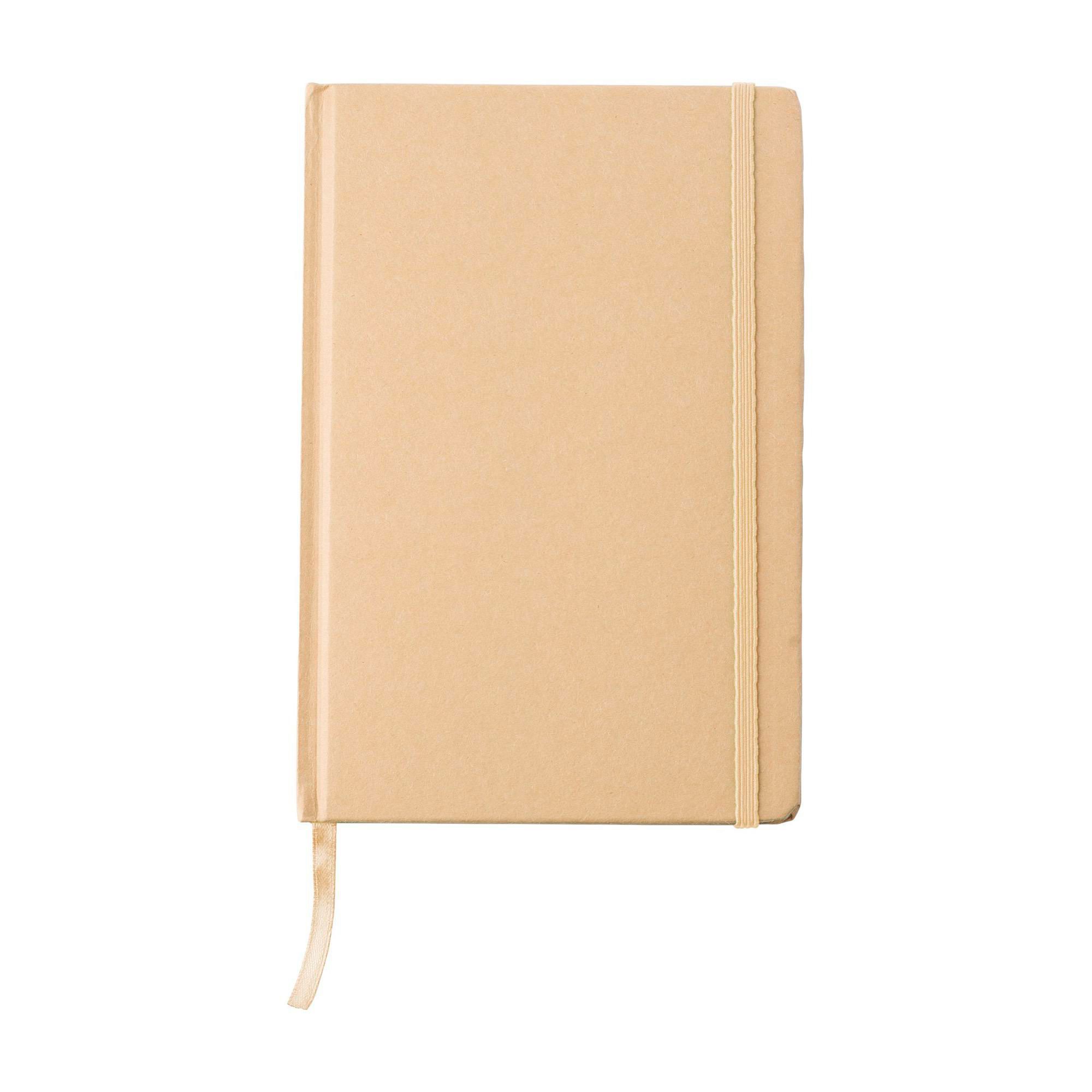 A5 notesbog af genbrugt papir Gianni - khaki