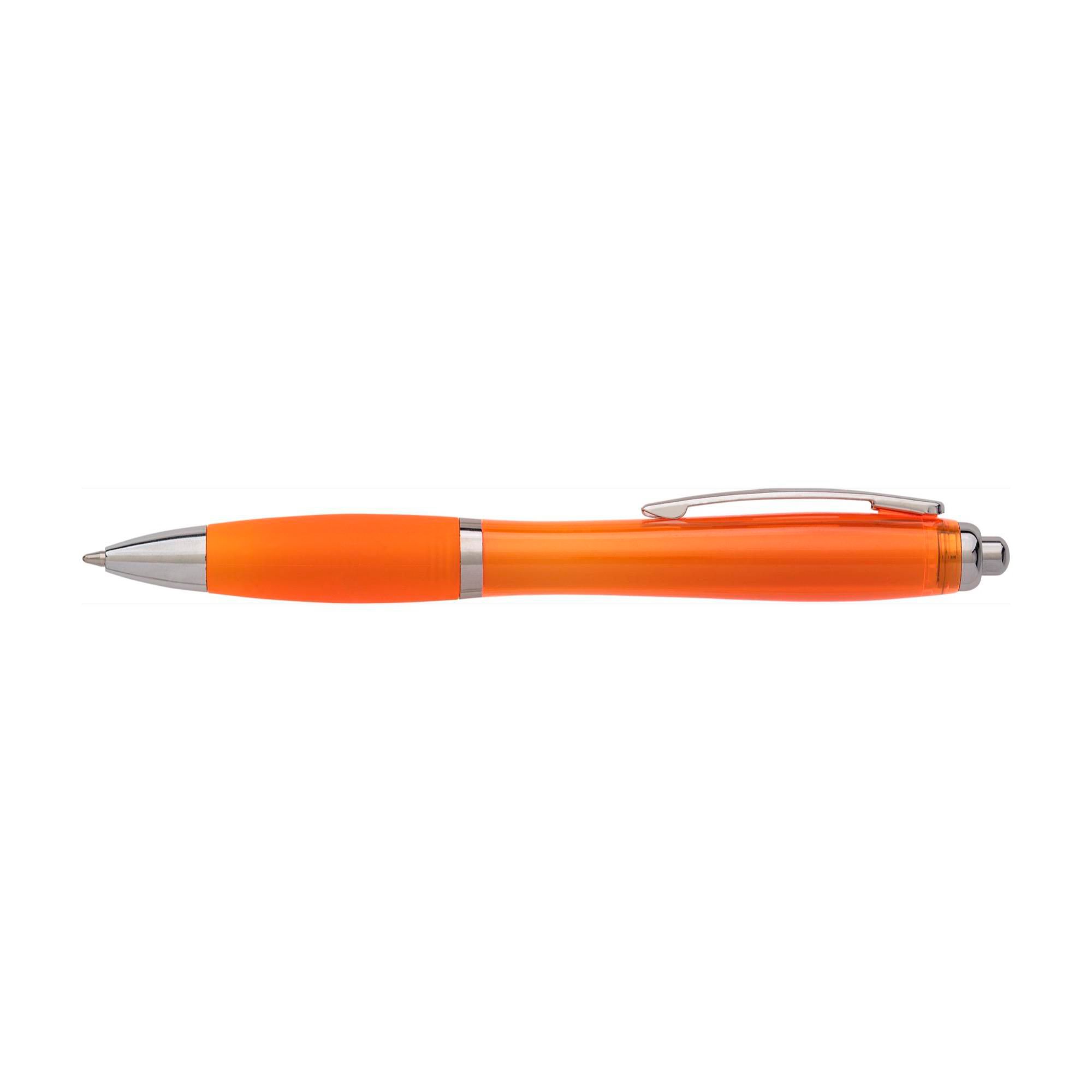 Kuglepen af Genbrugt ABS plast Newport, orange