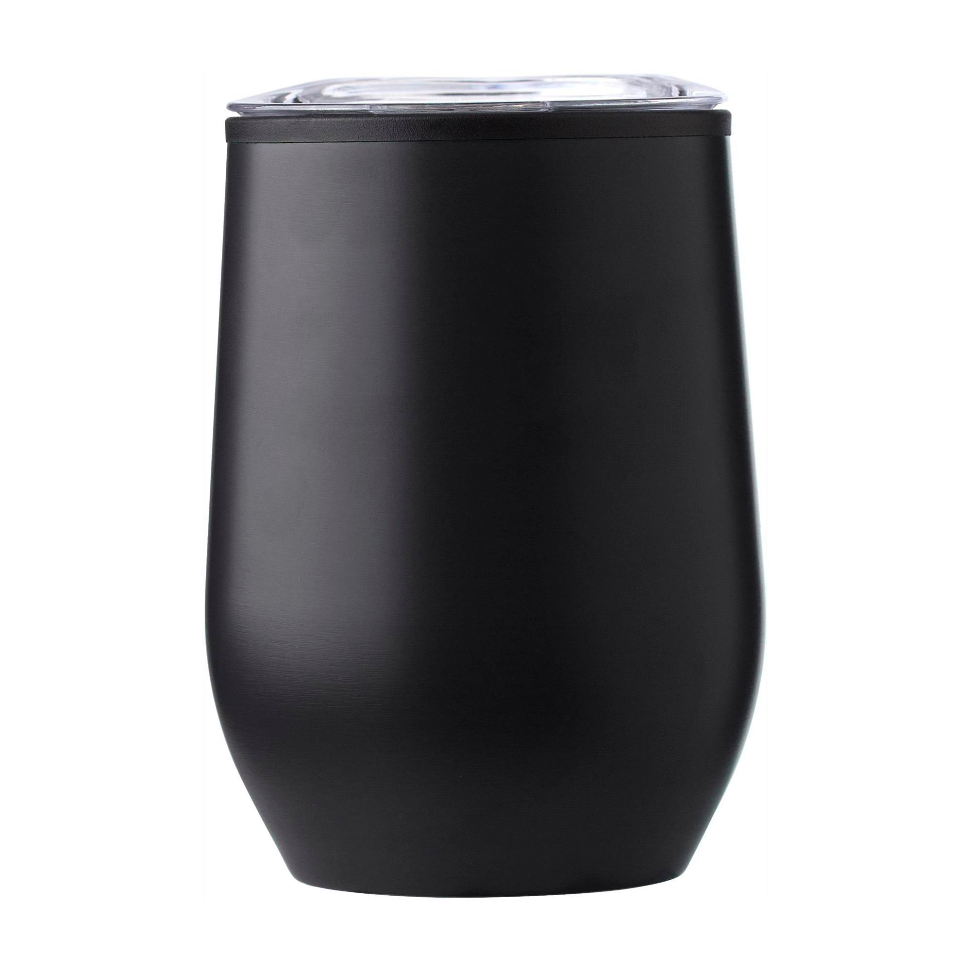 Rejsekrus af Rustfrit stål Zoe - sort - 300 ml