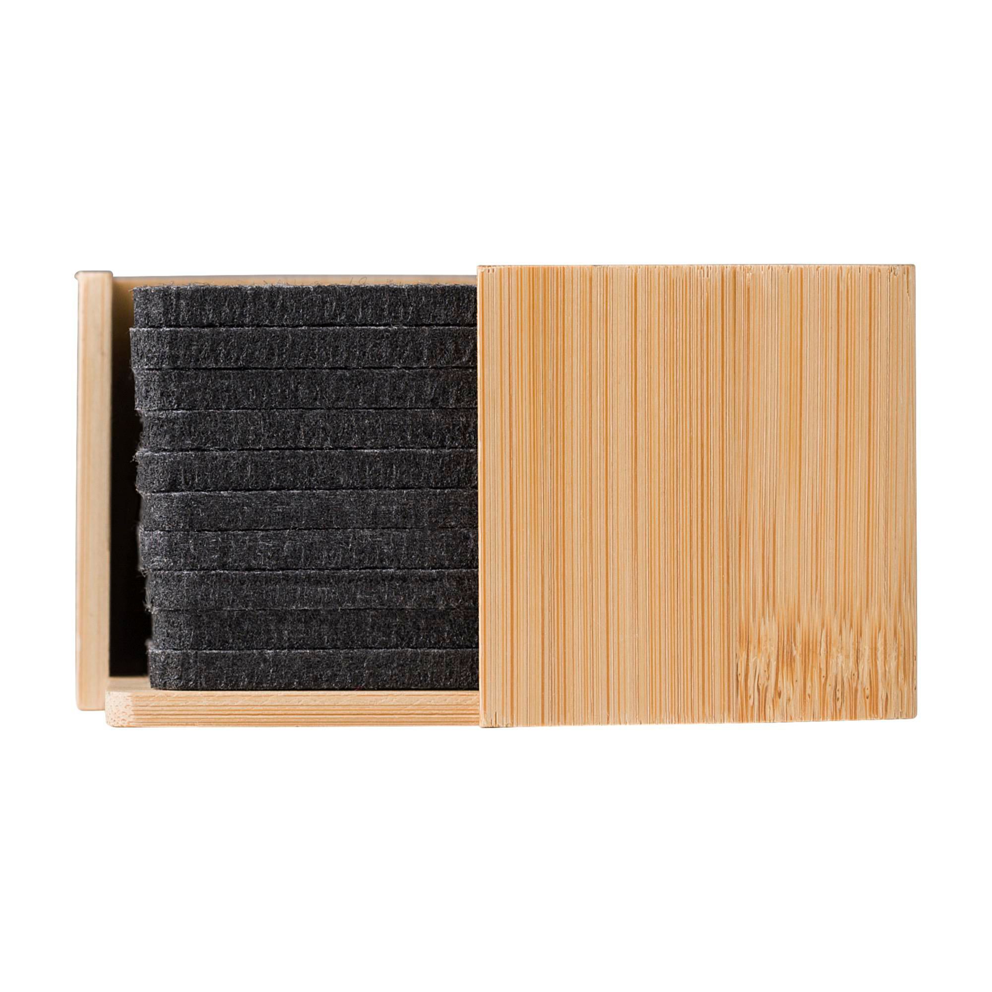 Set de sous-verres Lawrence | Recyclé | Support en bambou