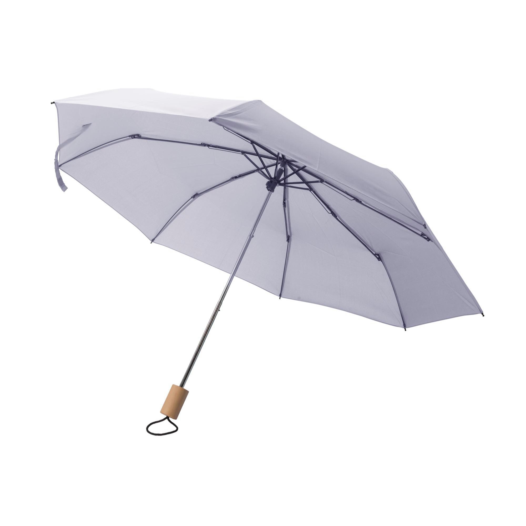 Paraply af rPET 190T Brooklyn - hvid