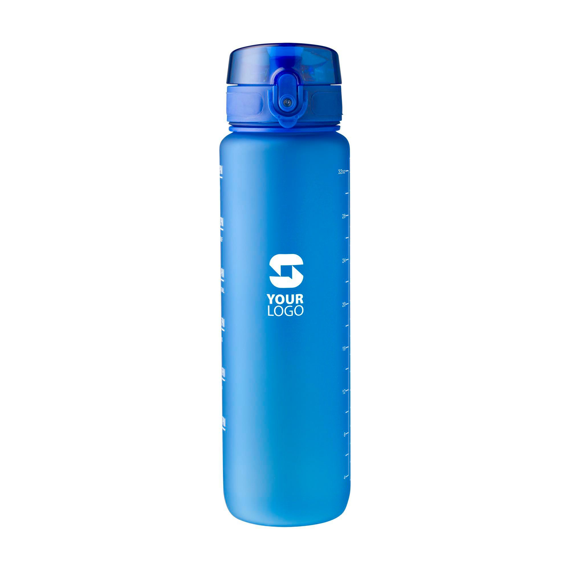 Drikkeflaske (1000 ml) af RPET Brinley - blå