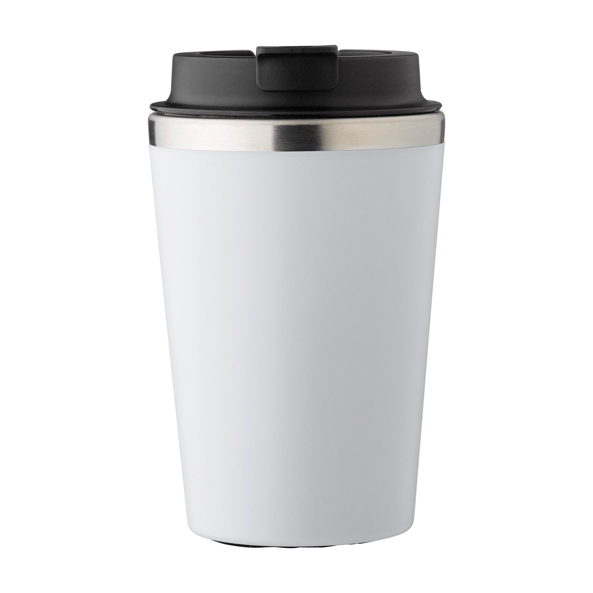 Rejsekrus af PP Shay - hvid - 350 ml