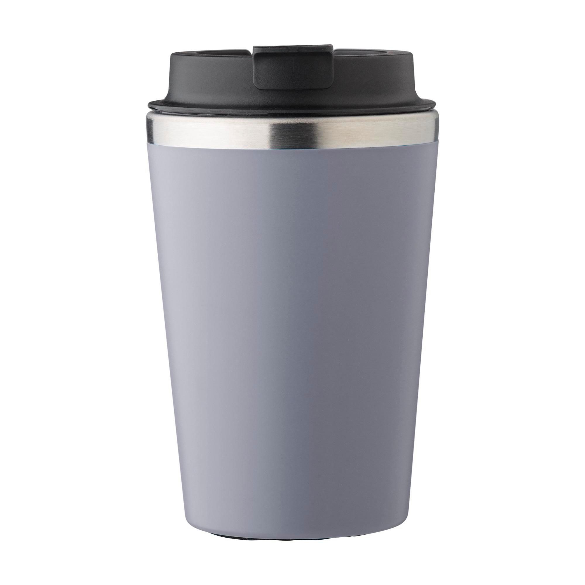 Rejsekrus af PP Shay - grå - 350 ml