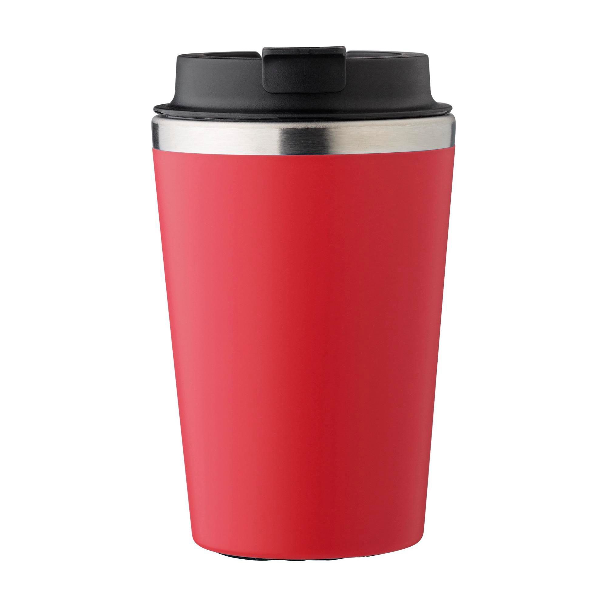 Rejsekrus af PP Shay - rød - 350 ml