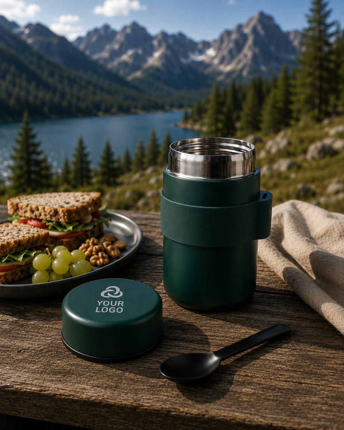 Boîte repas double paroi Niko | 460 ml