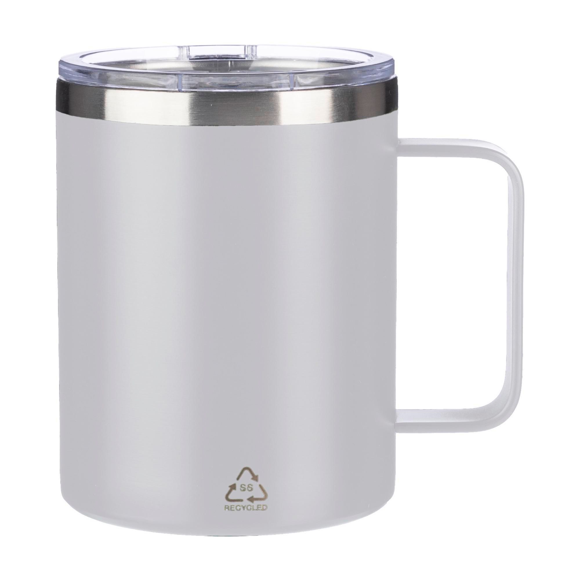 Krus (300 ml) af Rustfrit stål termo Renate - hvid